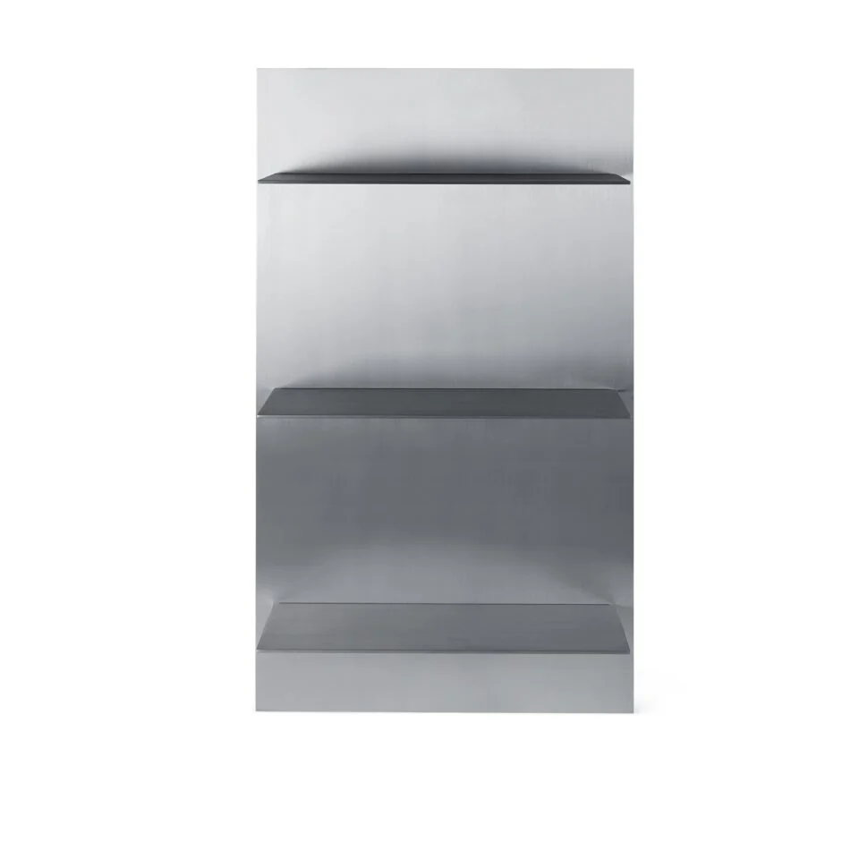 FERM LIVING Lager Wall Shelf, Triple, Aluminium - Image 7