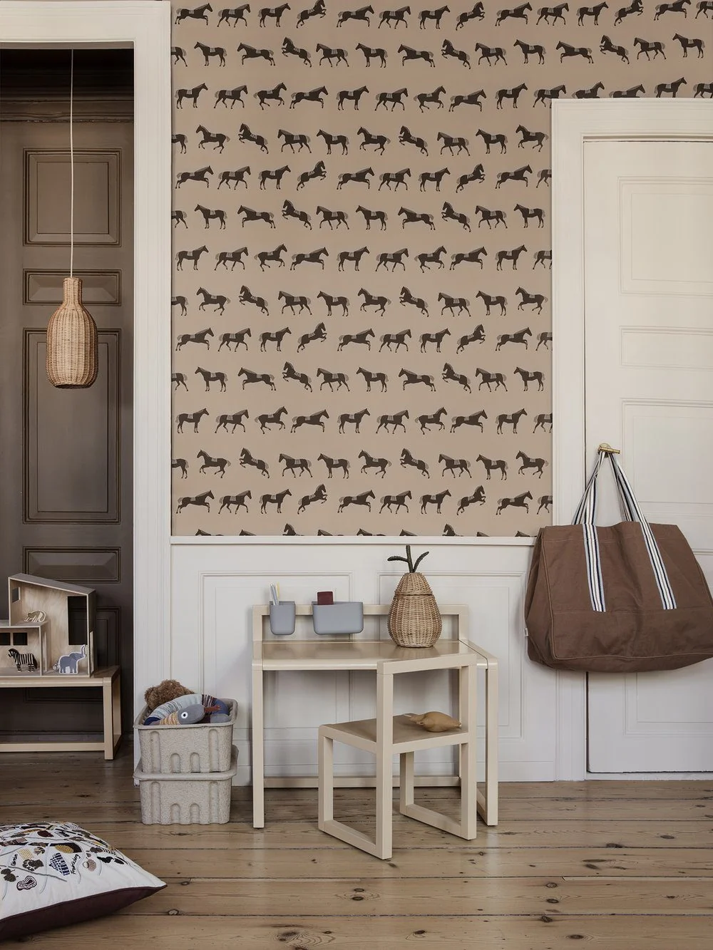 FERM LIVING Little Architect Kids Desk, Cashmere - Image 4