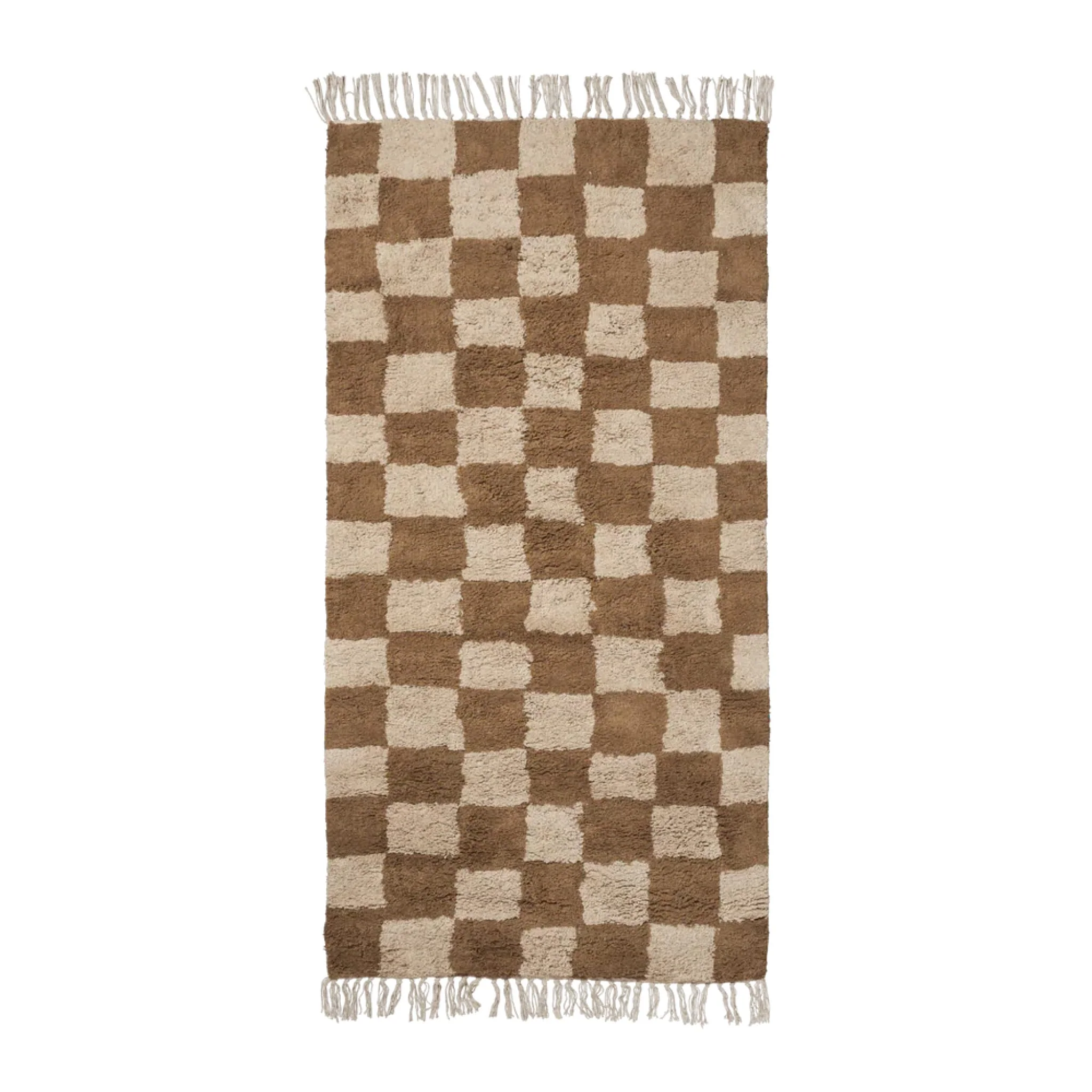 FERM LIVING Mara Washable Rug, Tan/Warm Sand, 150x90cm