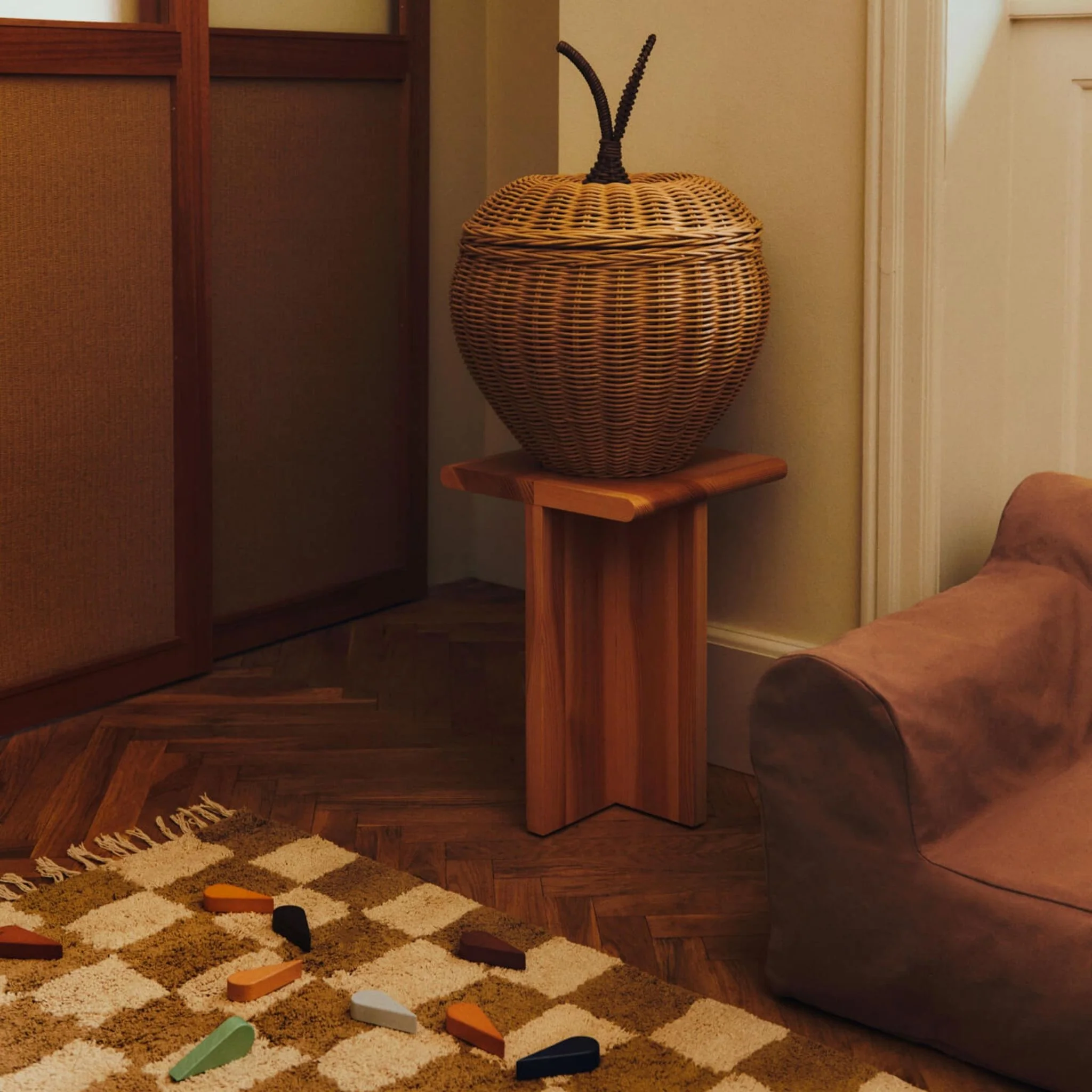 FERM LIVING Mara Washable Rug, Tan/Warm Sand, 150x90cm - Image 4