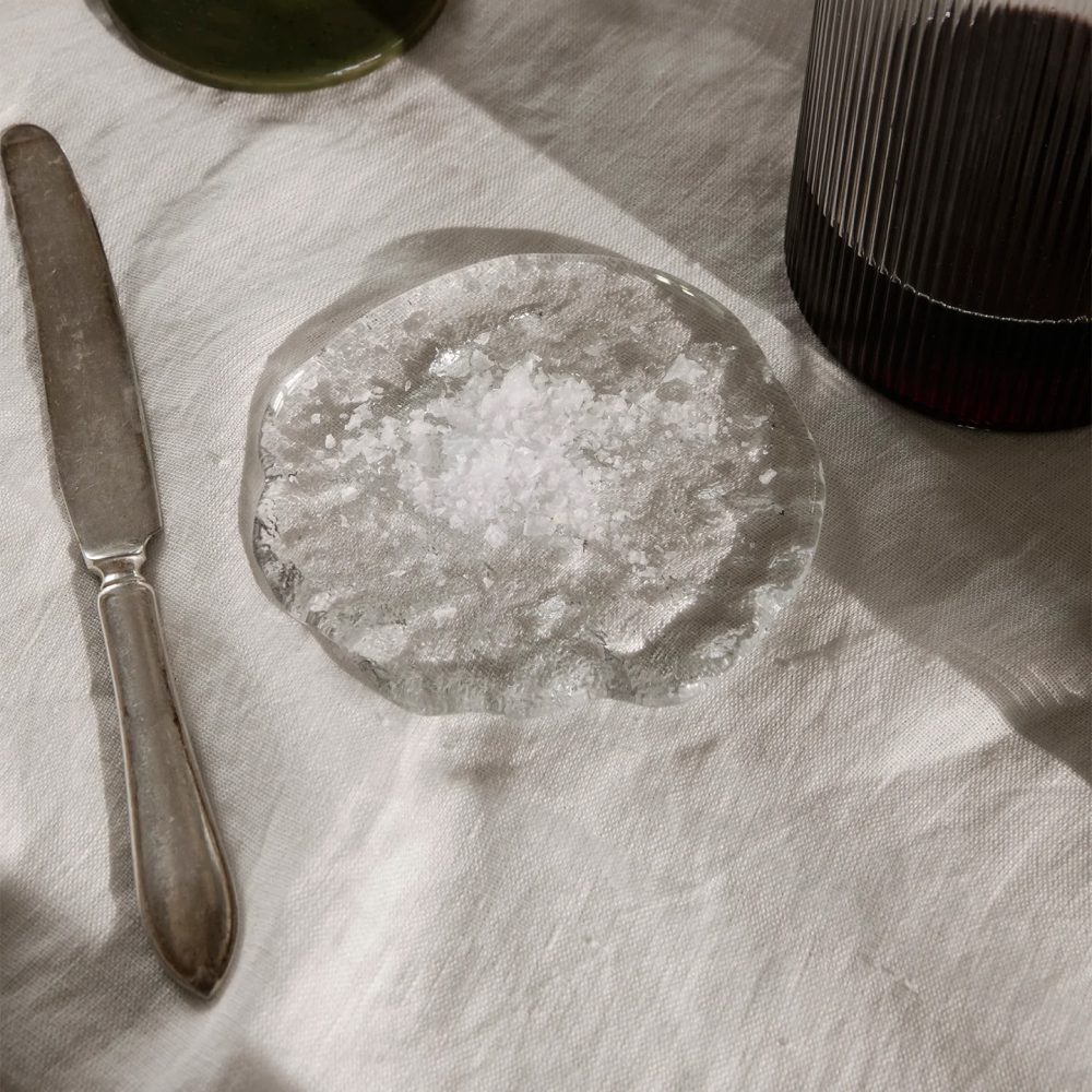 FERM LIVING Momento Glass Stones, Clear (Set of 2)