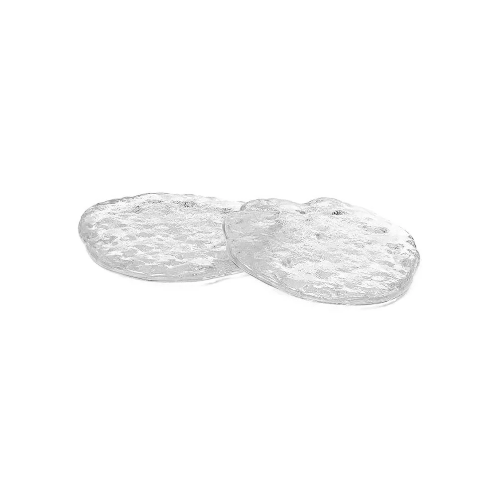 FERM LIVING Momento Glass Stones, Clear (Set of 2) - Image 2