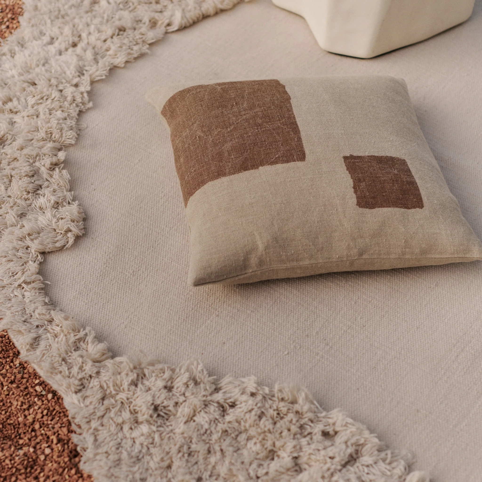 FERM LIVING Norte Outdoor Rug, (D)210cm , Natural - Image 4