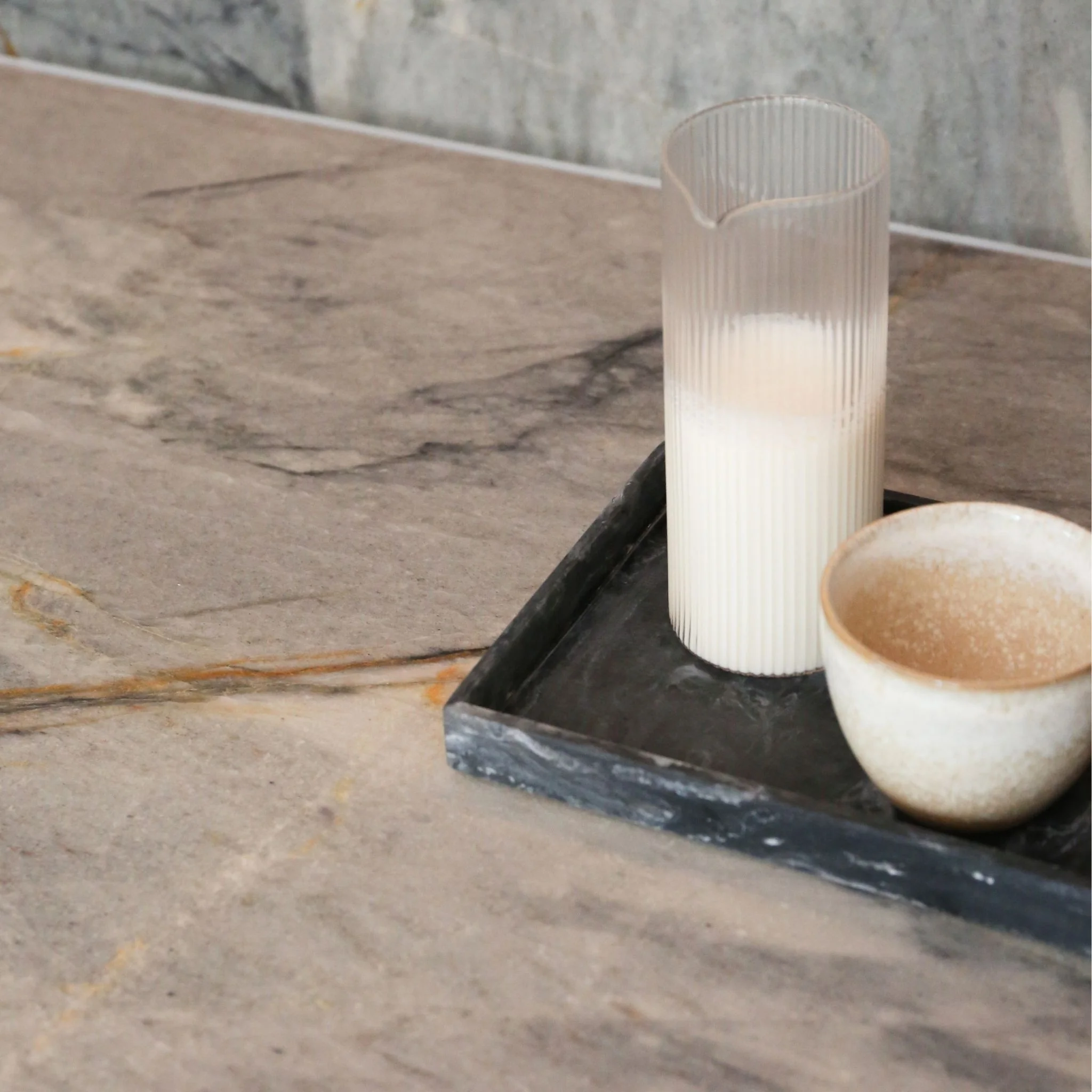 FERM LIVING Ripple Milk Jug, Clear - Image 3