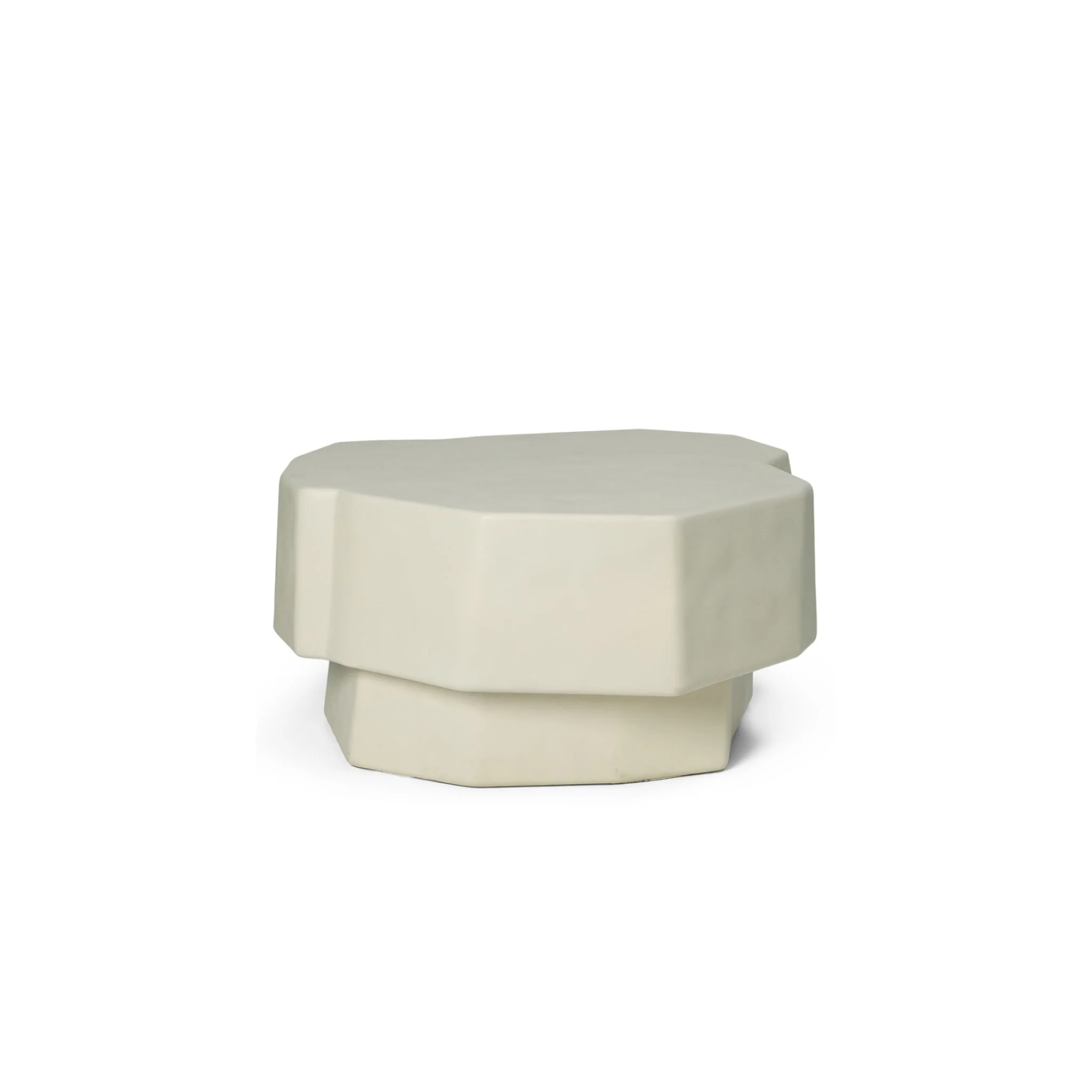 PRE-ORDER │ FERM LIVING Staffa Coffee Table, Small, Ivory (Dispatch within 7 days)