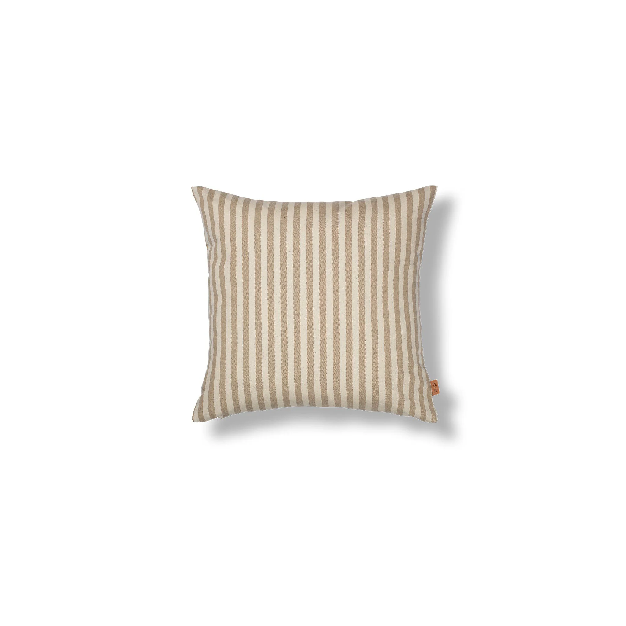 FERM LIVING Strand Outdoor Cushion, Sand/Off-White
