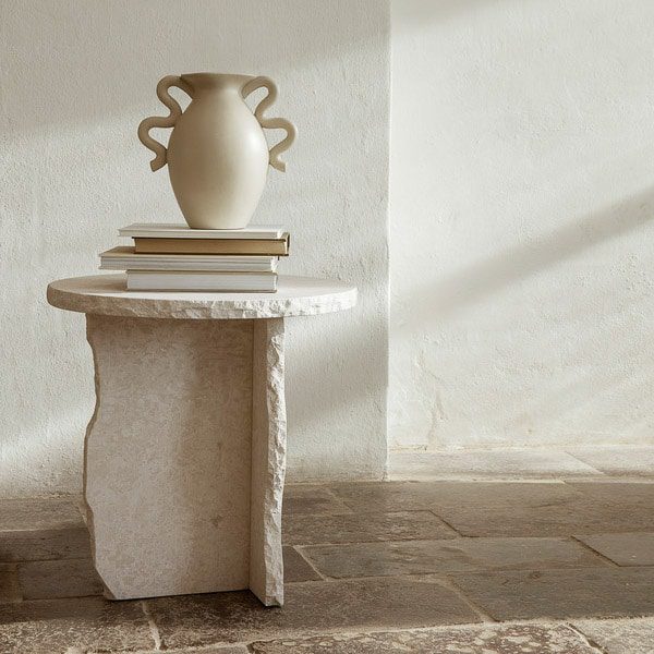 FERM LIVING Verso Table Vase, H27cm, Cream - Image 2