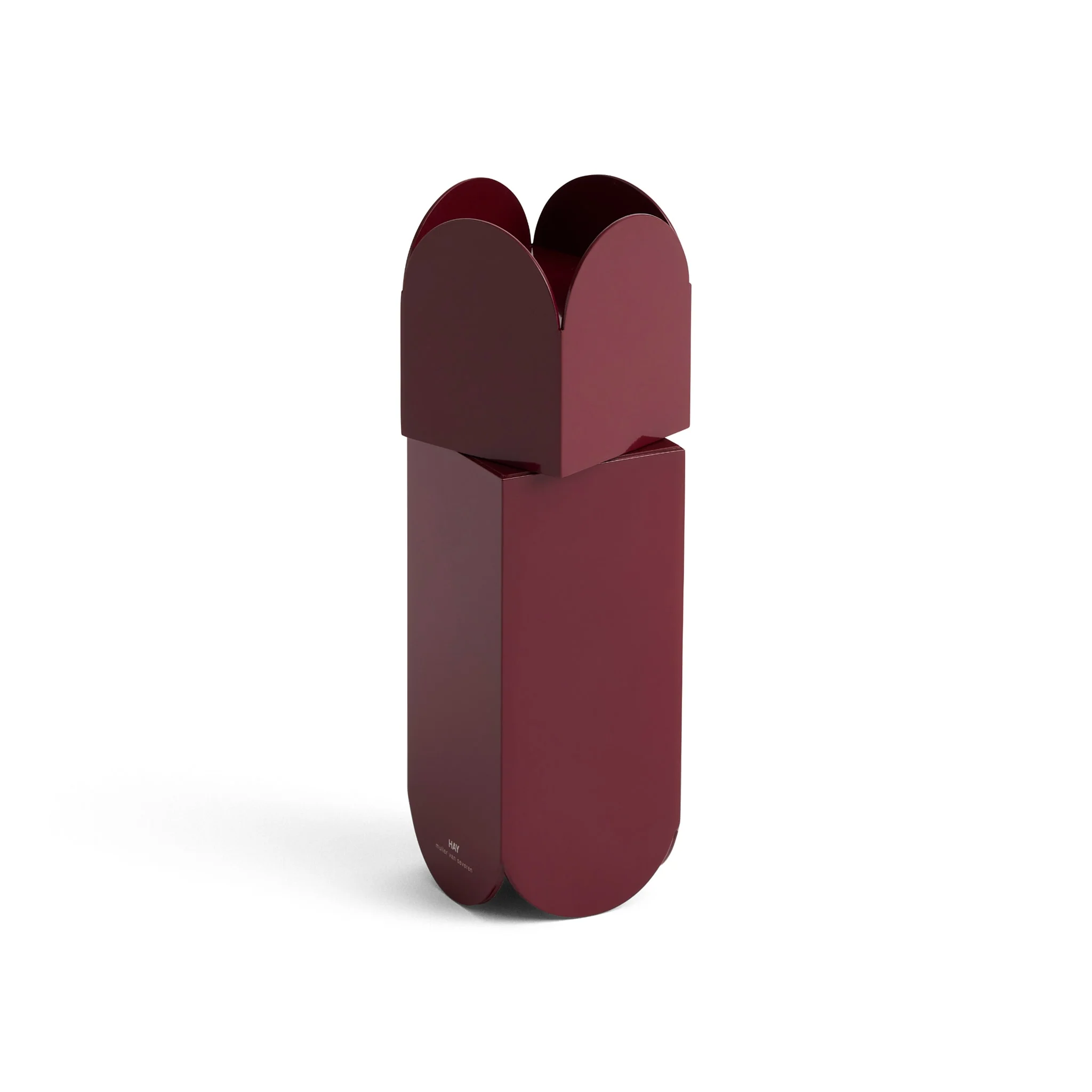 HAY Arcs Salt & Pepper Grinder, Burgundy