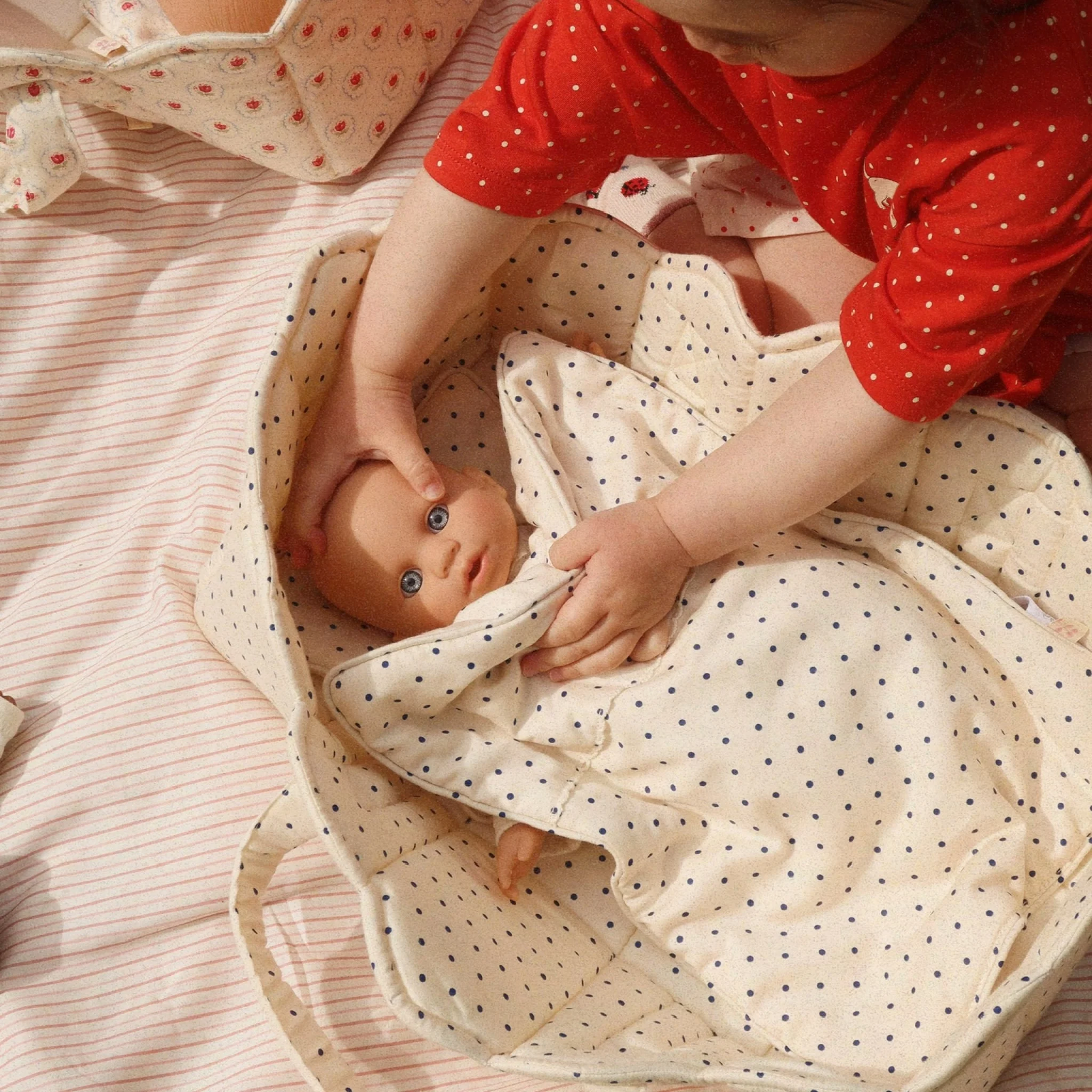 KONGES SLØJD Doll Bedding, Estate Dot - Image 2