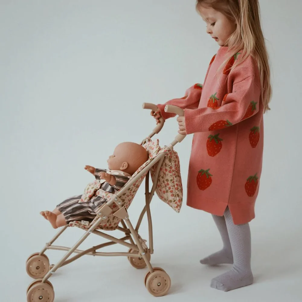 KONGES SLØJD Doll Stroller, Lemon - Image 8