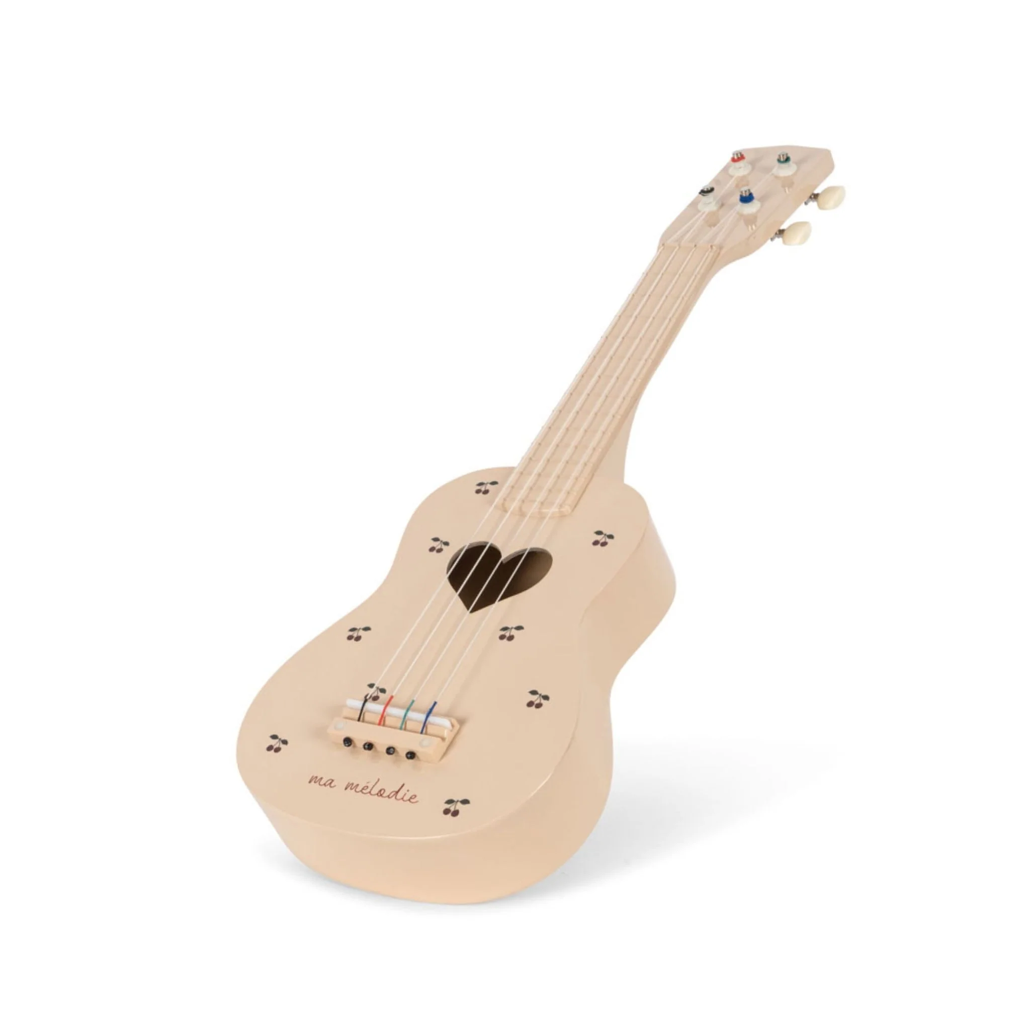 KONGES SLØJD Ukulele Glossy Toy, FSC wood, Cherry