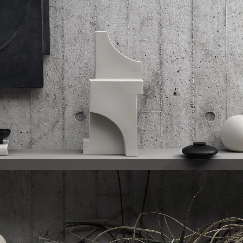 KRISTINA DAM STUDIO Serif Sculpture, Sand Engobe - Image 3