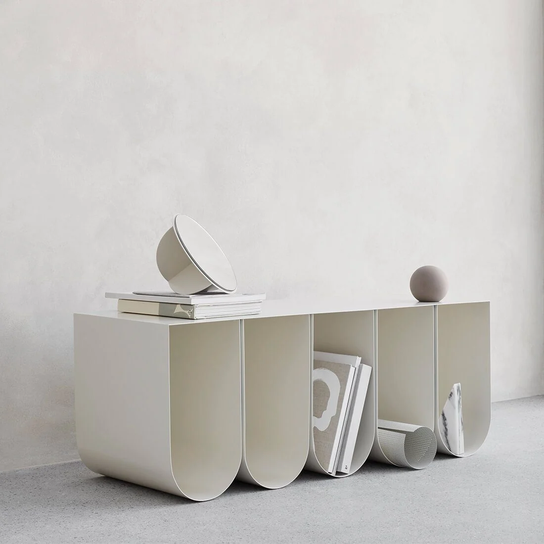PRE-ORDER │ KRISTINA DAM STUDIO Curved Bench, Beige