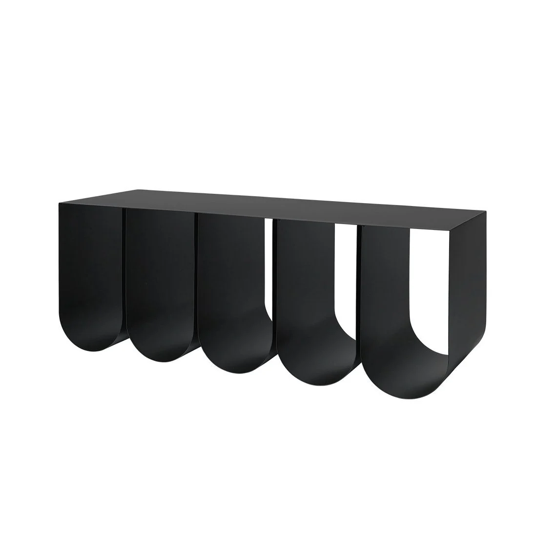 KRISTINA DAM STUDIO Curved Bench, Black - Image 2