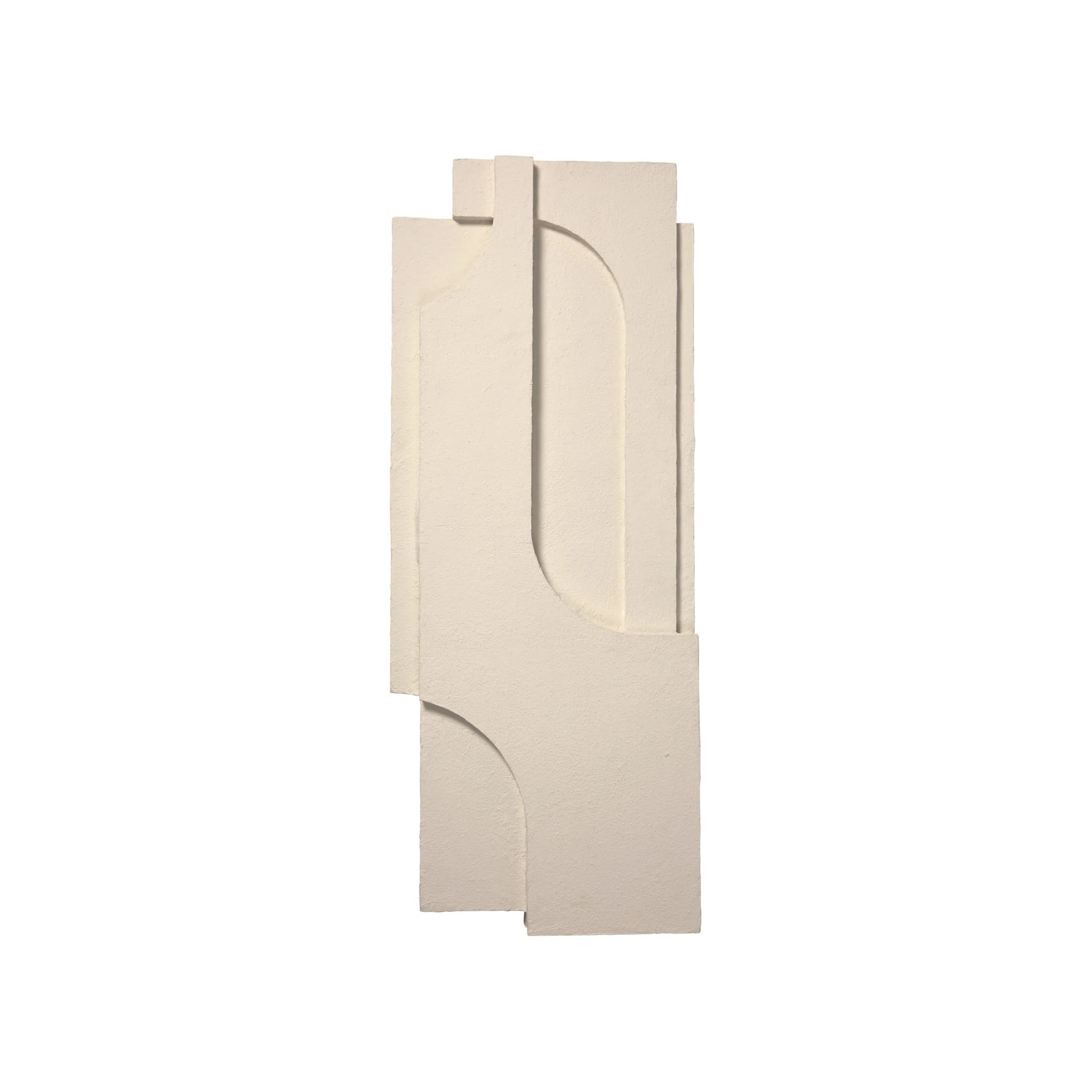 KRISTINA DAM STUDIO Serif Relief Large, Paperpulp Natural Off White
