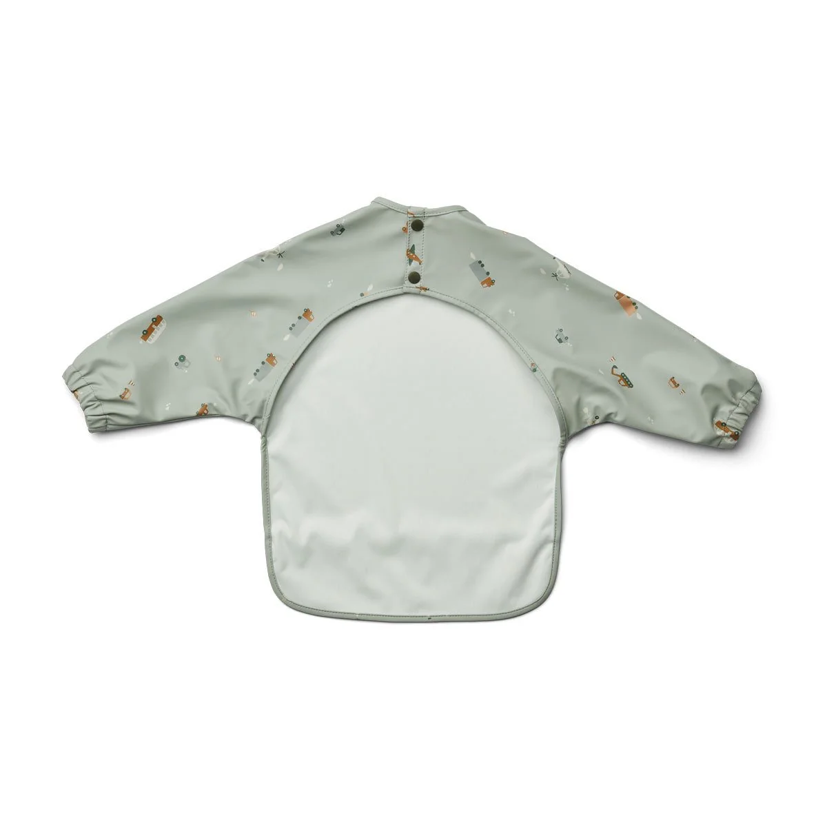 LIEWOOD Merle Cape Bib/Smock, Vehicles/Dove Blue Mix - Image 2