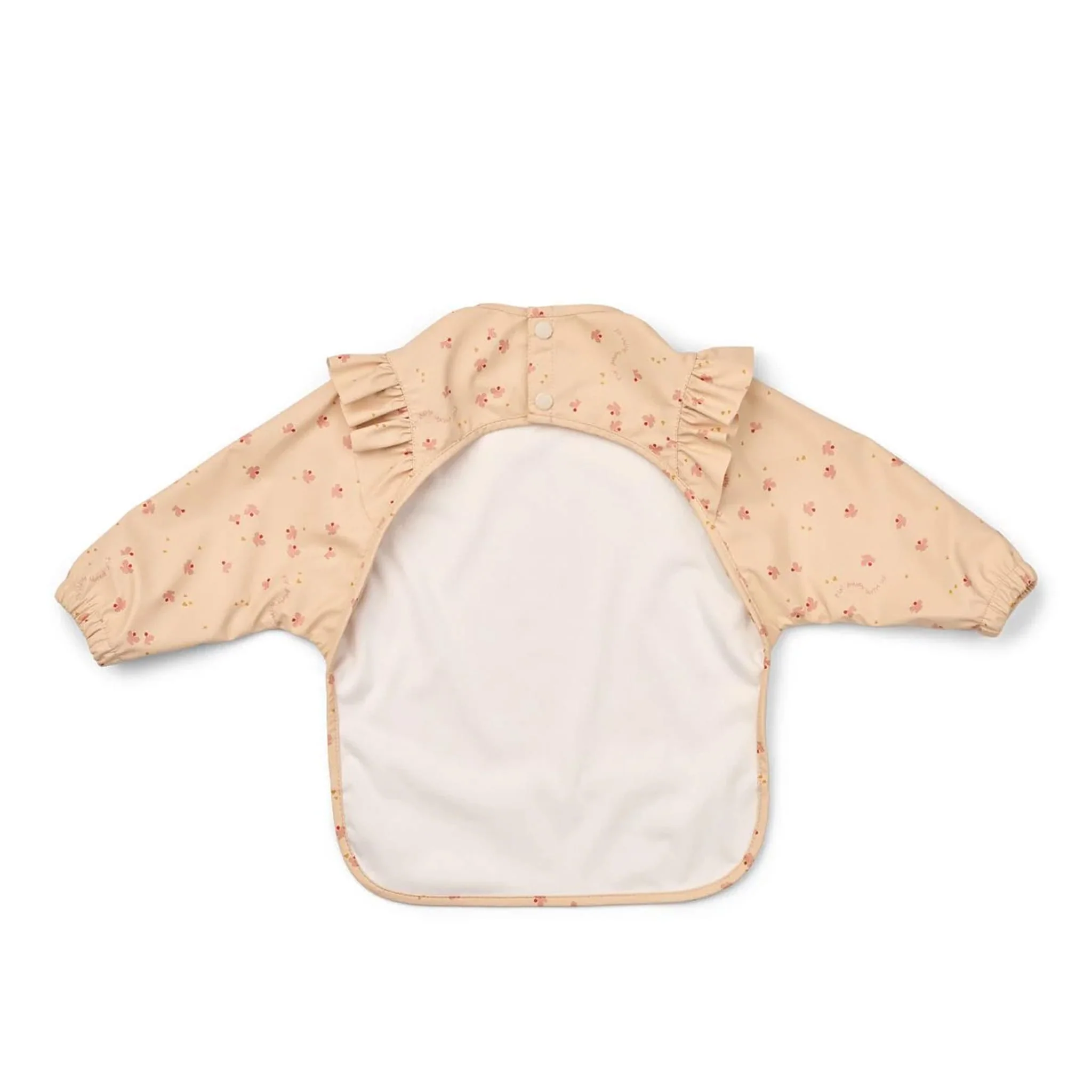 LIEWOOD Merle Ruffle Cape Bib, Mini Butterfly/Apple Blossom - Image 3