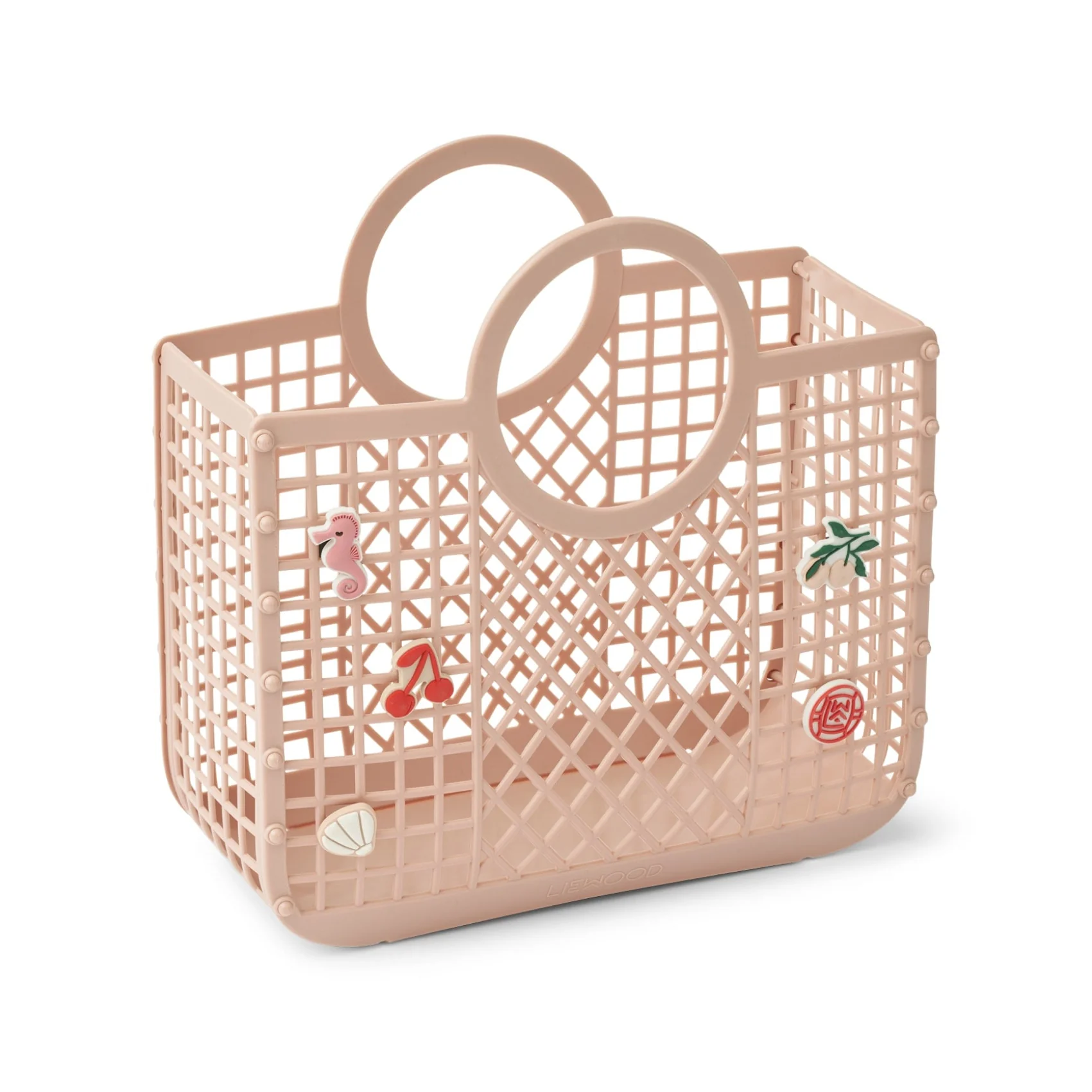 LIEWOOD Samantha Kids Basket With Charms, Rose