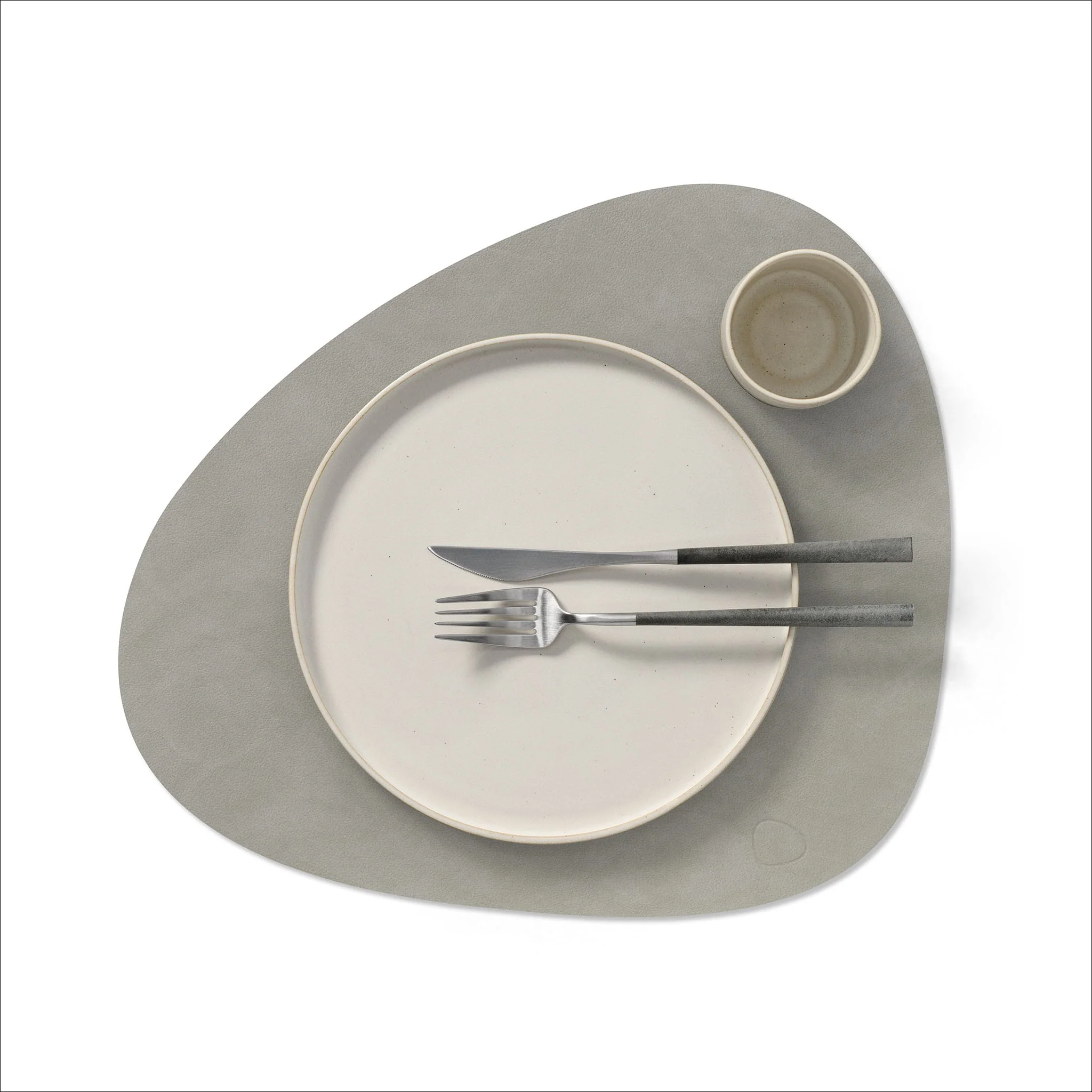 LIND DNA Nupo Curve Table Placemat L, Light Grey - Image 2