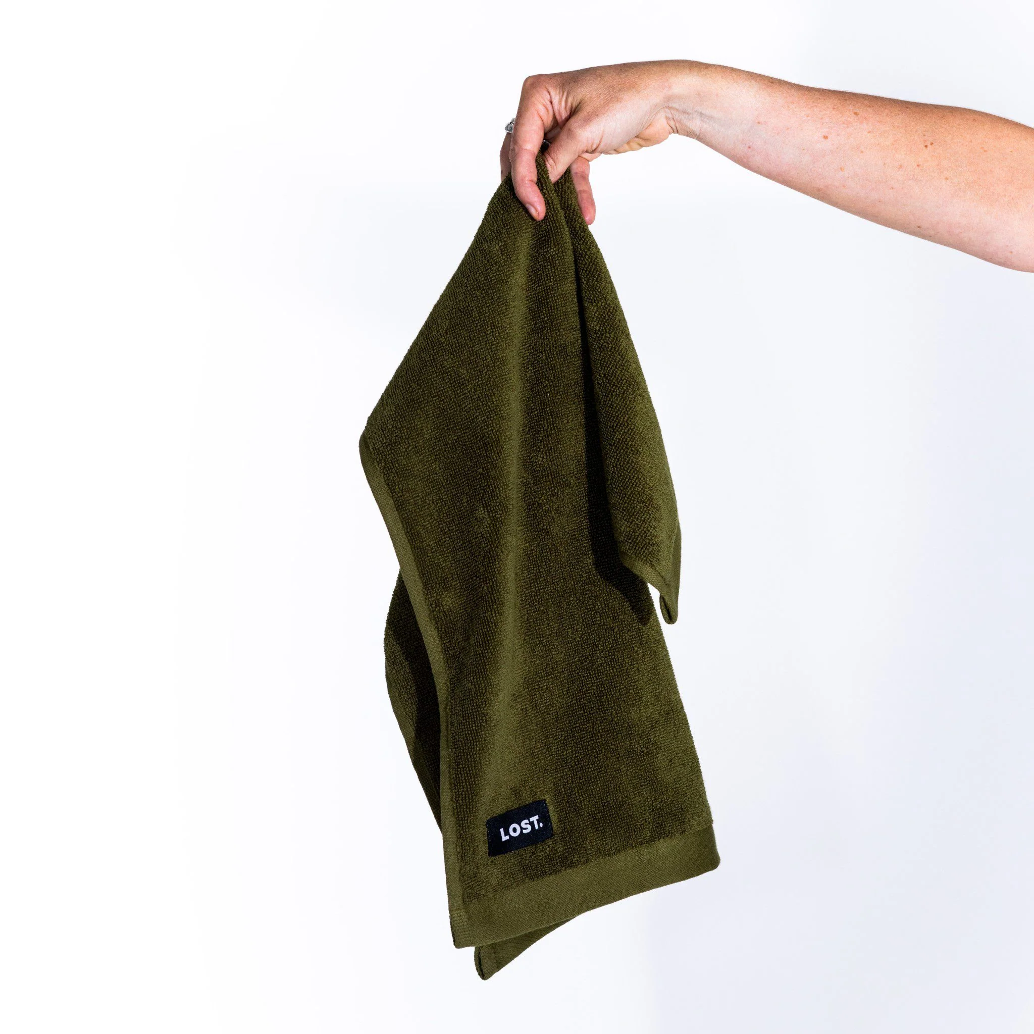 LOST TOWELS Hand Towel, 40x70cm, Khaki - Image 2