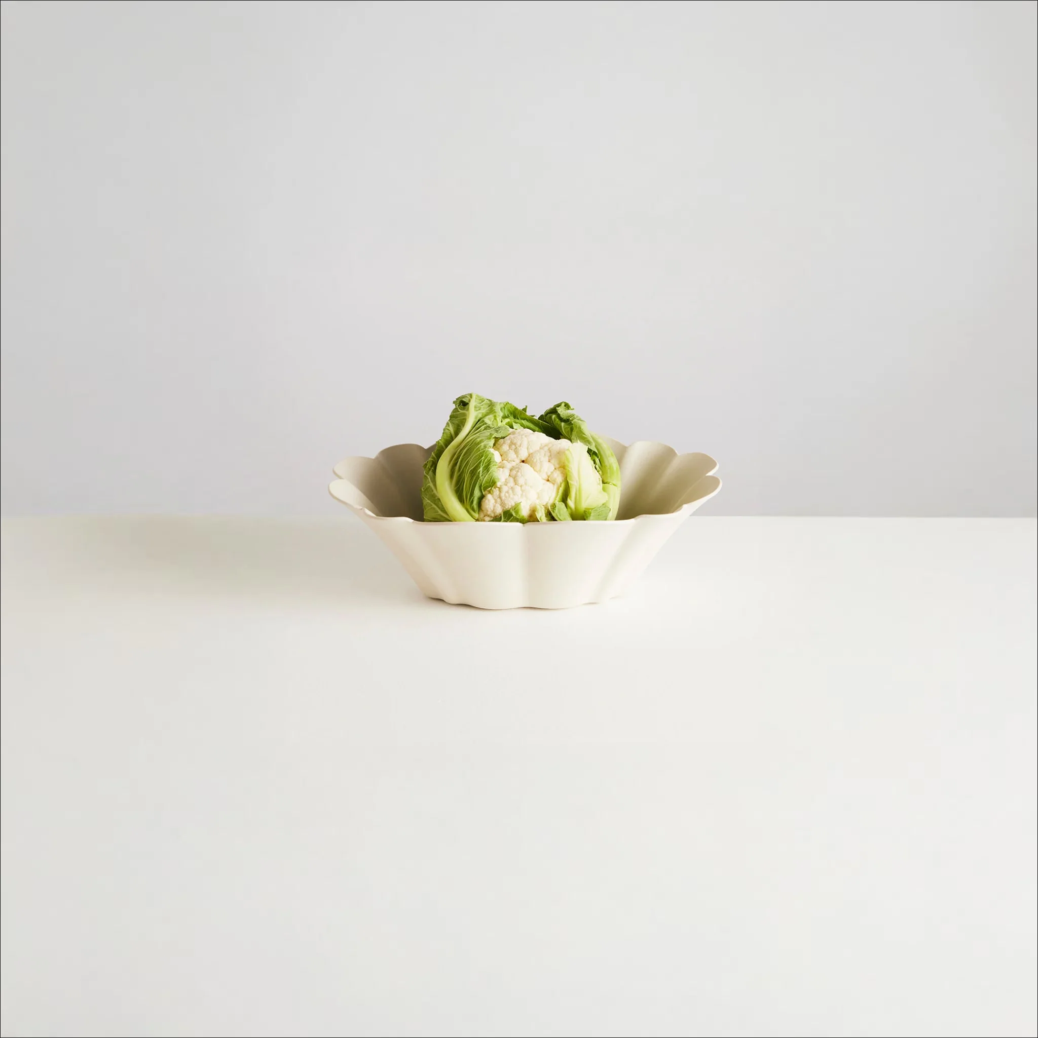 MAISON BALZAC Cloud Serving Basket/Bowl, Ivory - Image 2