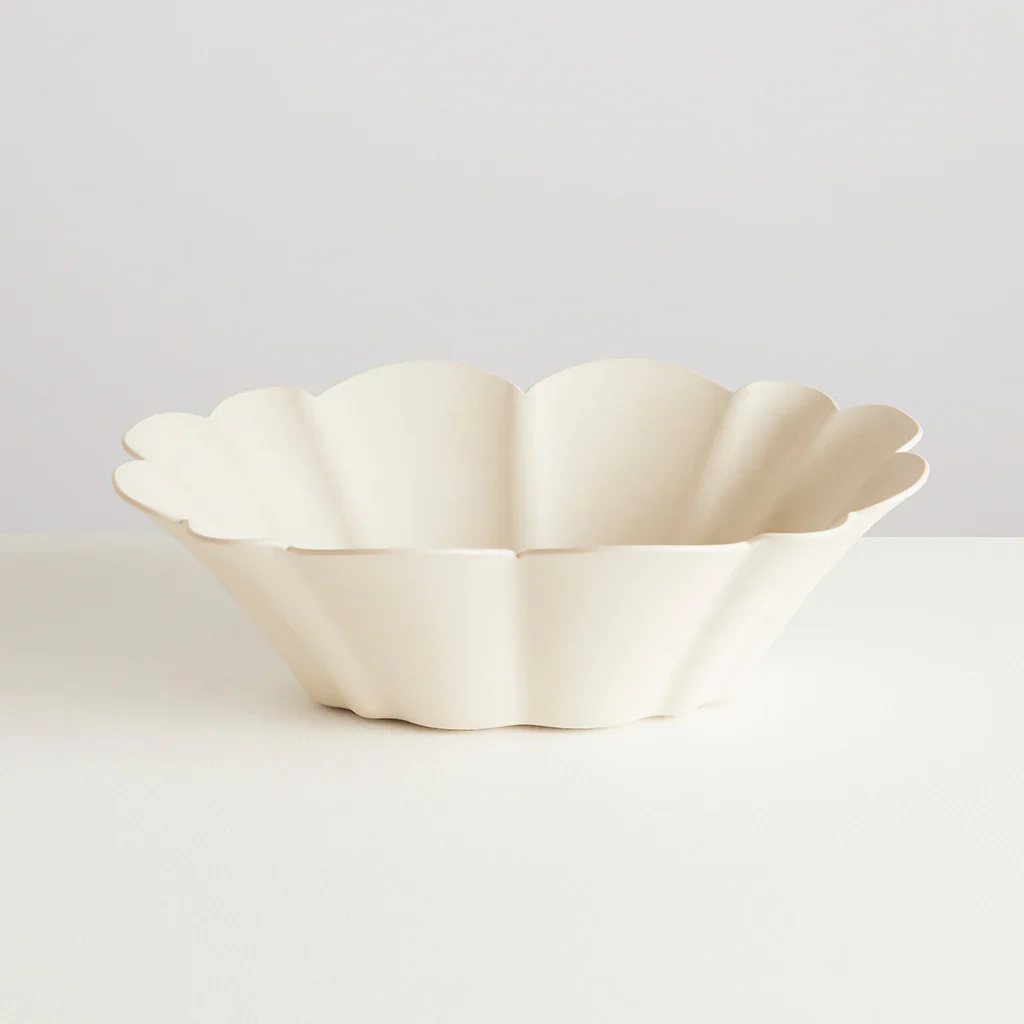 MAISON BALZAC Cloud Serving Basket/Bowl, Ivory - Image 4