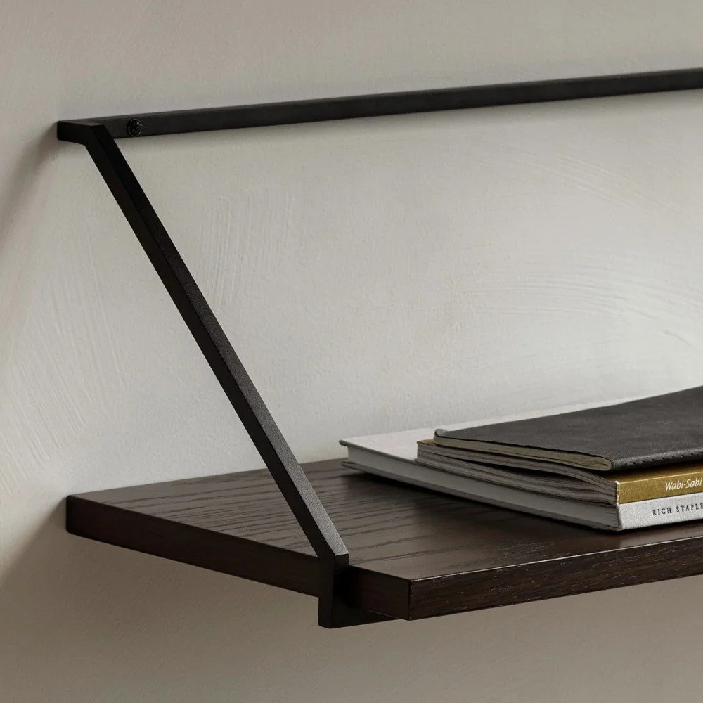 AUDO CPH Rail Desk, Black/Dark Stained Oak - Image 3