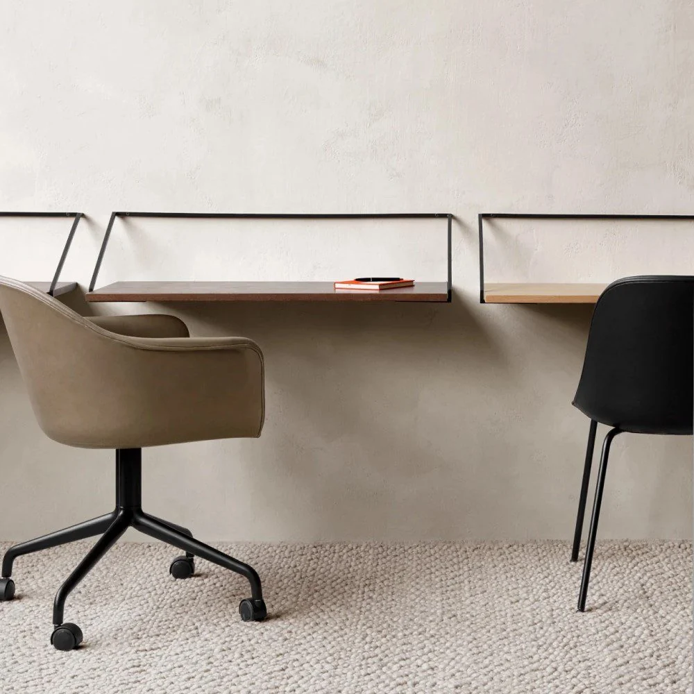 AUDO CPH Rail Desk, Black/Dark Stained Oak - Image 5