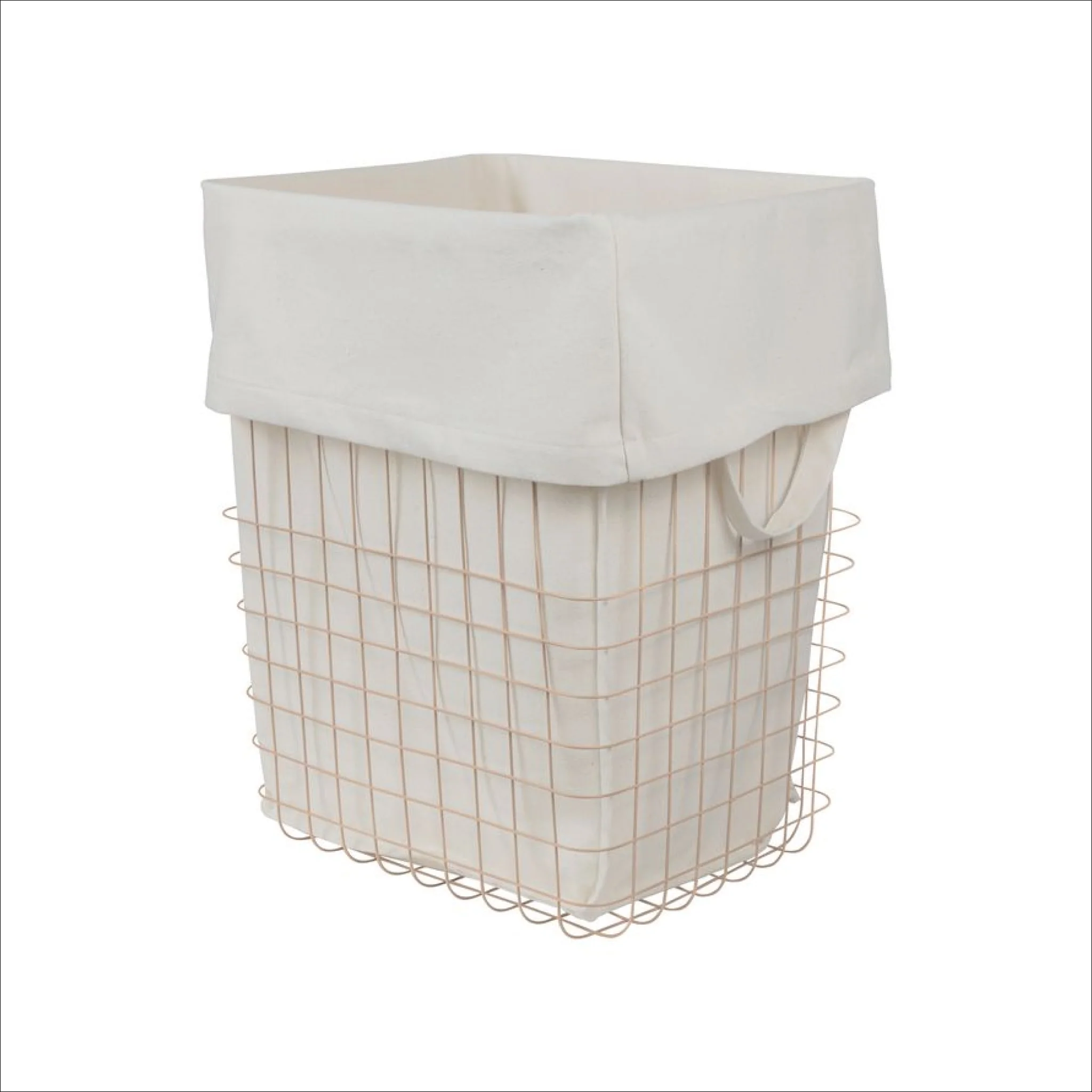 METTE DITMER Store-It Laundry Basket w/ Canvas Bag, Large, H50cm, Sand