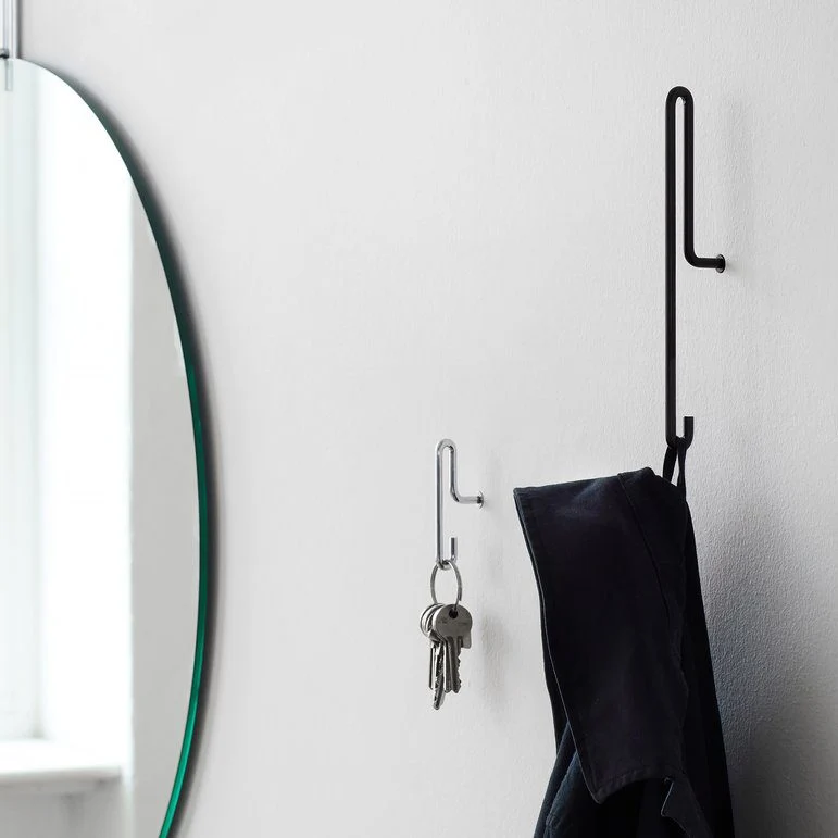 MOEBE Wall Hook Small, Stainless Steel (Set of 2) - Image 2