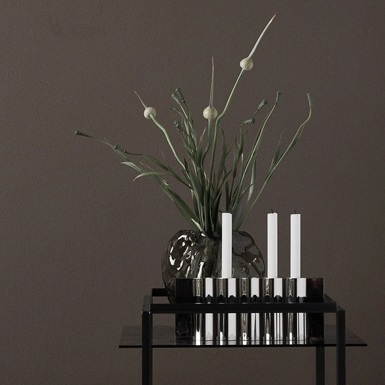 NEW WORKS Ripply Candle Holder, Stainless Steel - Image 10