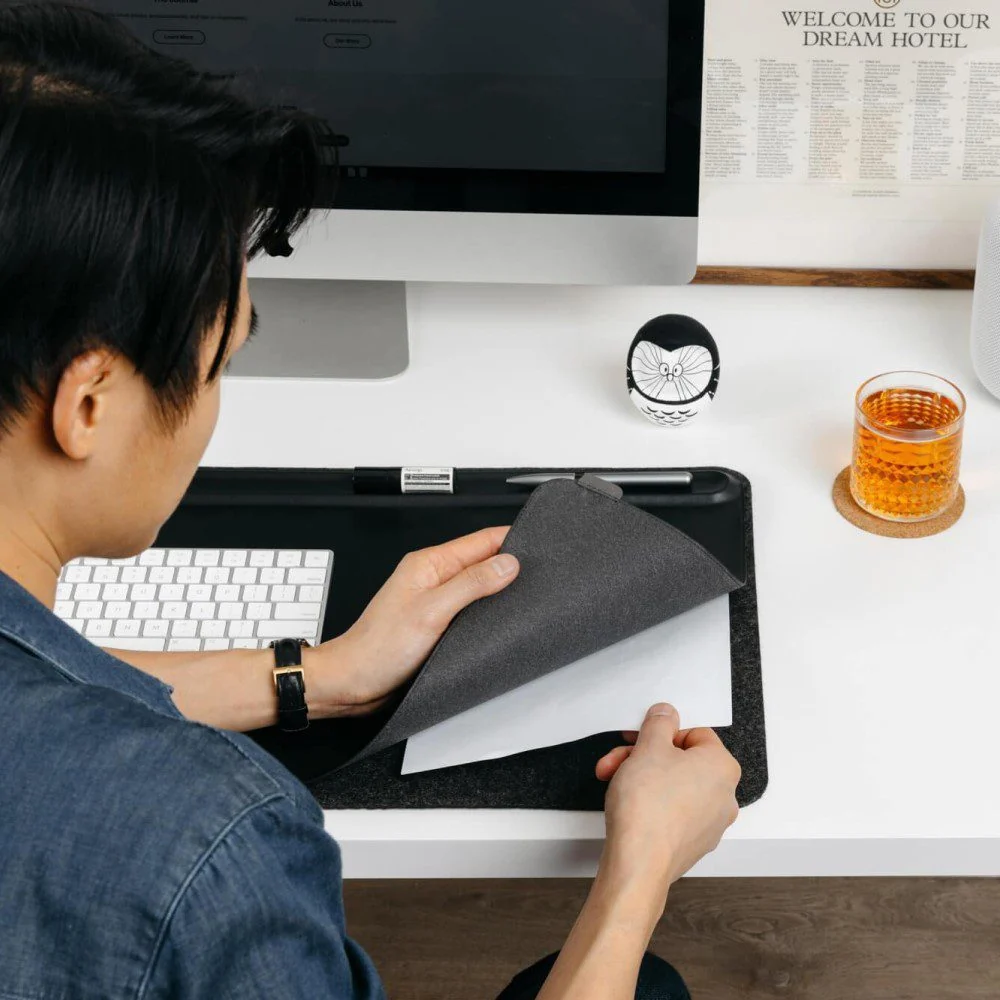 ORBITKEY Desk Mat Slim, Black - Image 3
