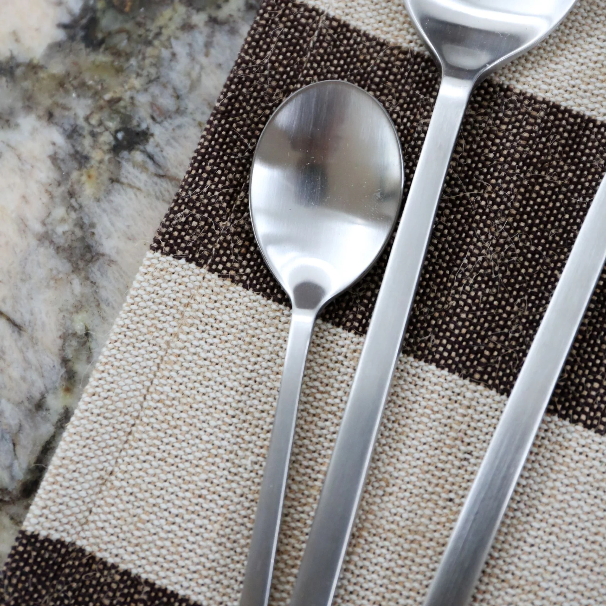 OYOY Yuka Tea Spoon, Steel (Set of 4) - Image 2