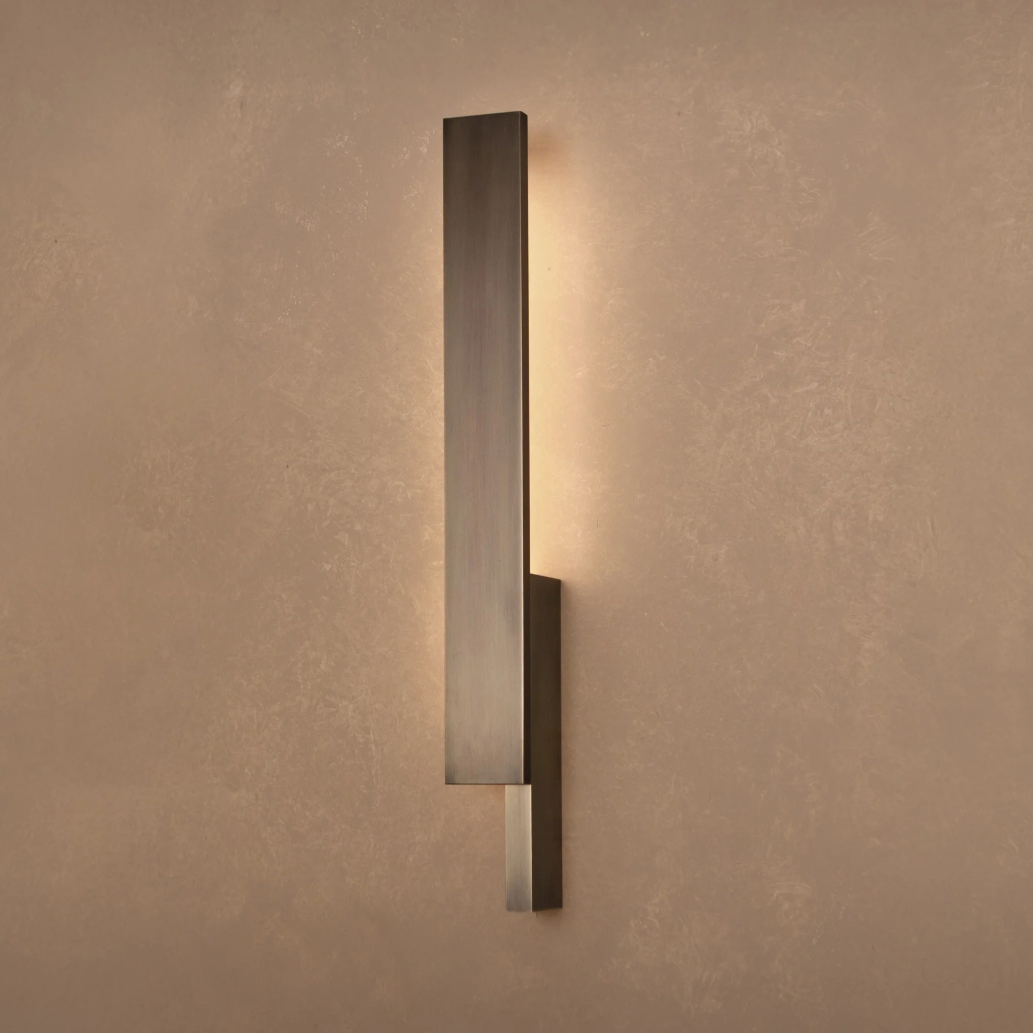 PRE-ORDER │ BEN-TOVIM DESIGN Bloc Wall Sconce, Left, Bronze Patina