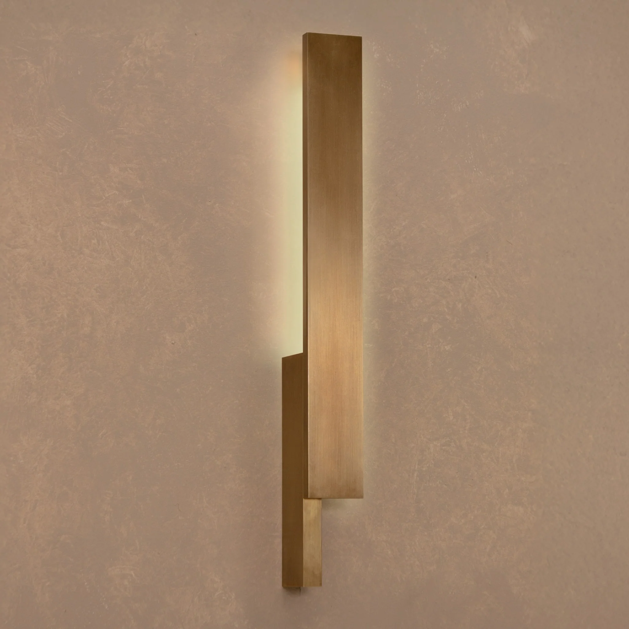 PRE-ORDER │ BEN-TOVIM DESIGN Bloc Wall Sconce, Right, Aged Brass