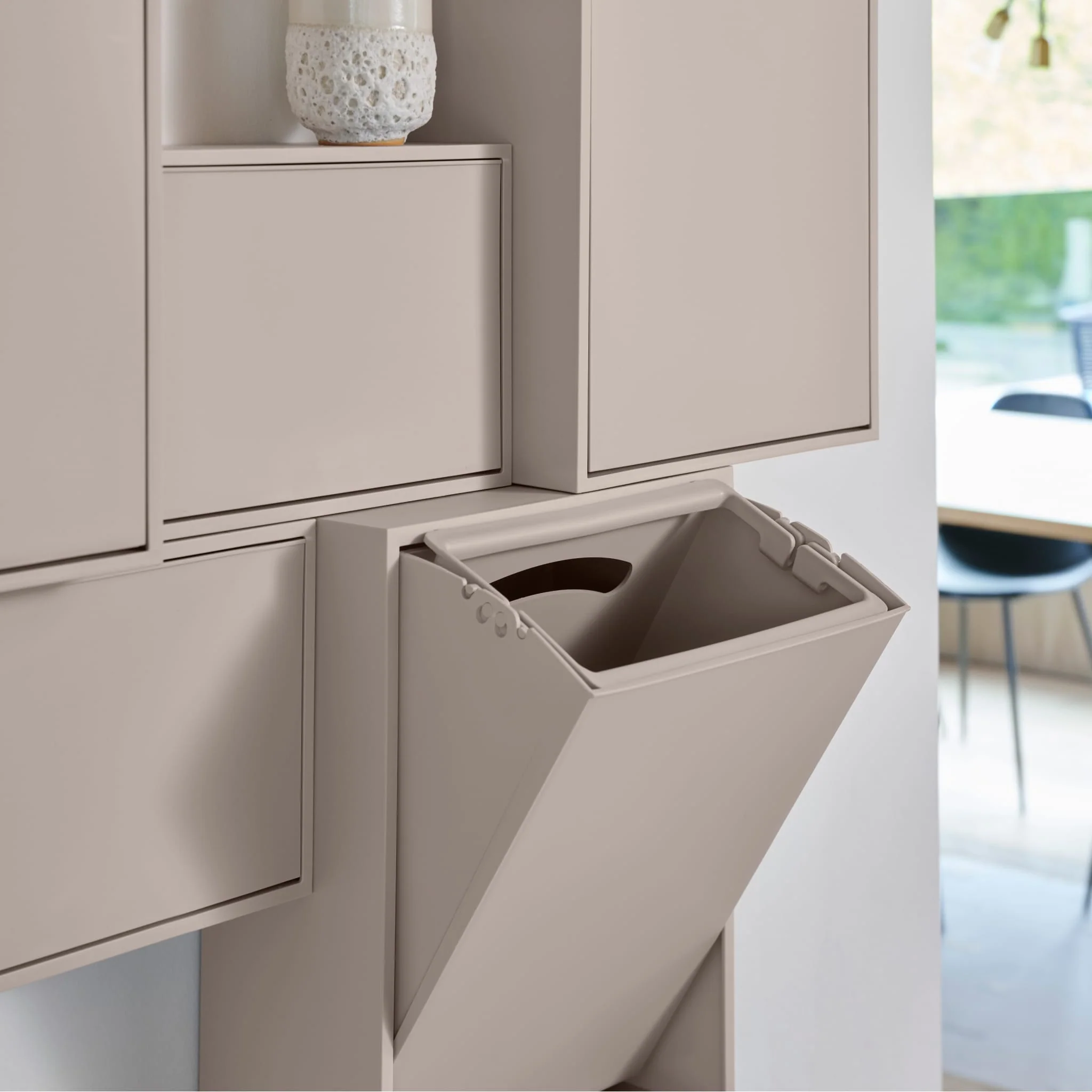 RECOLLECTOR Recycling Box, Silver Cloud Grey - Image 2
