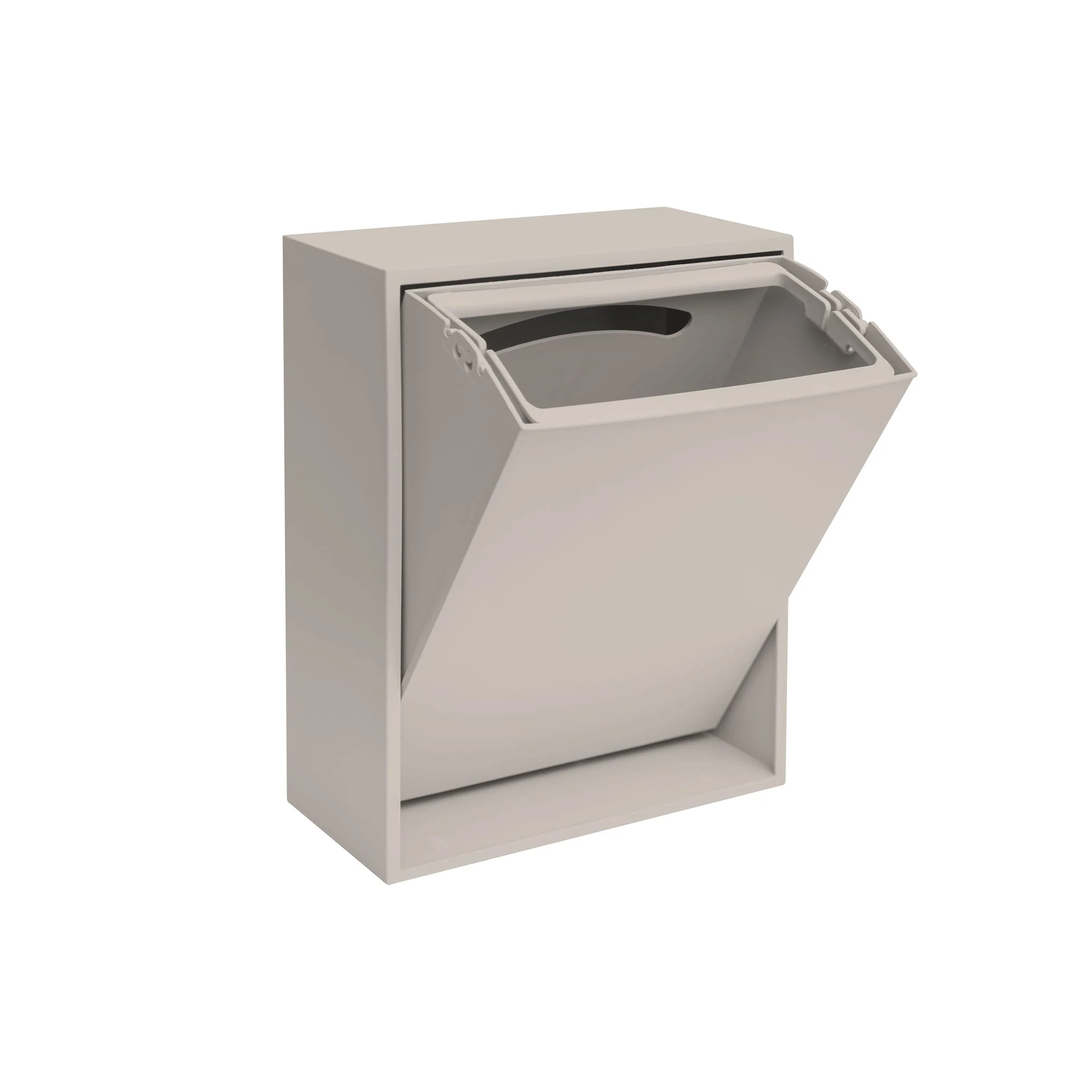 RECOLLECTOR Recycling Box, Silver Cloud Grey - Image 4