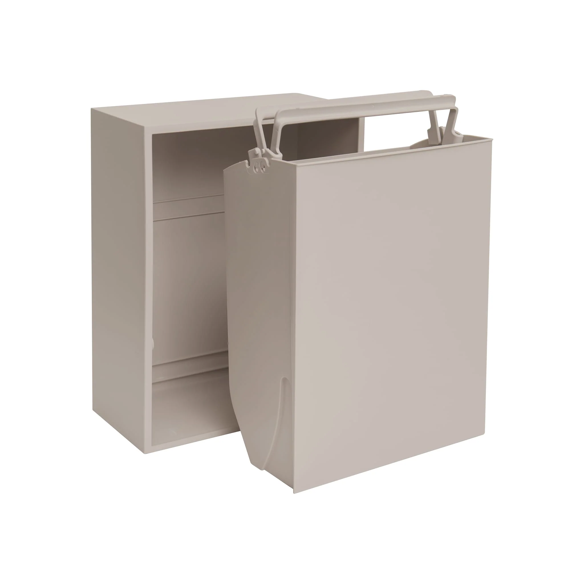 RECOLLECTOR Recycling Box, Silver Cloud Grey - Image 7