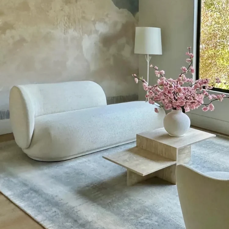 FERM LIVING Rico Divan Left, Boucle, Off-White - Image 3