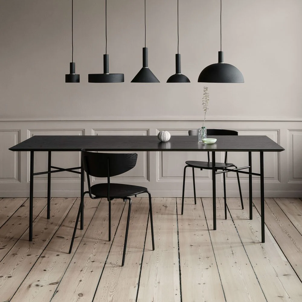 SHOWROOM SAMPLE - FERM LIVING COLLECT Hoop Lamp Shade Pendant, Black Brass (Shade Only) - Image 3