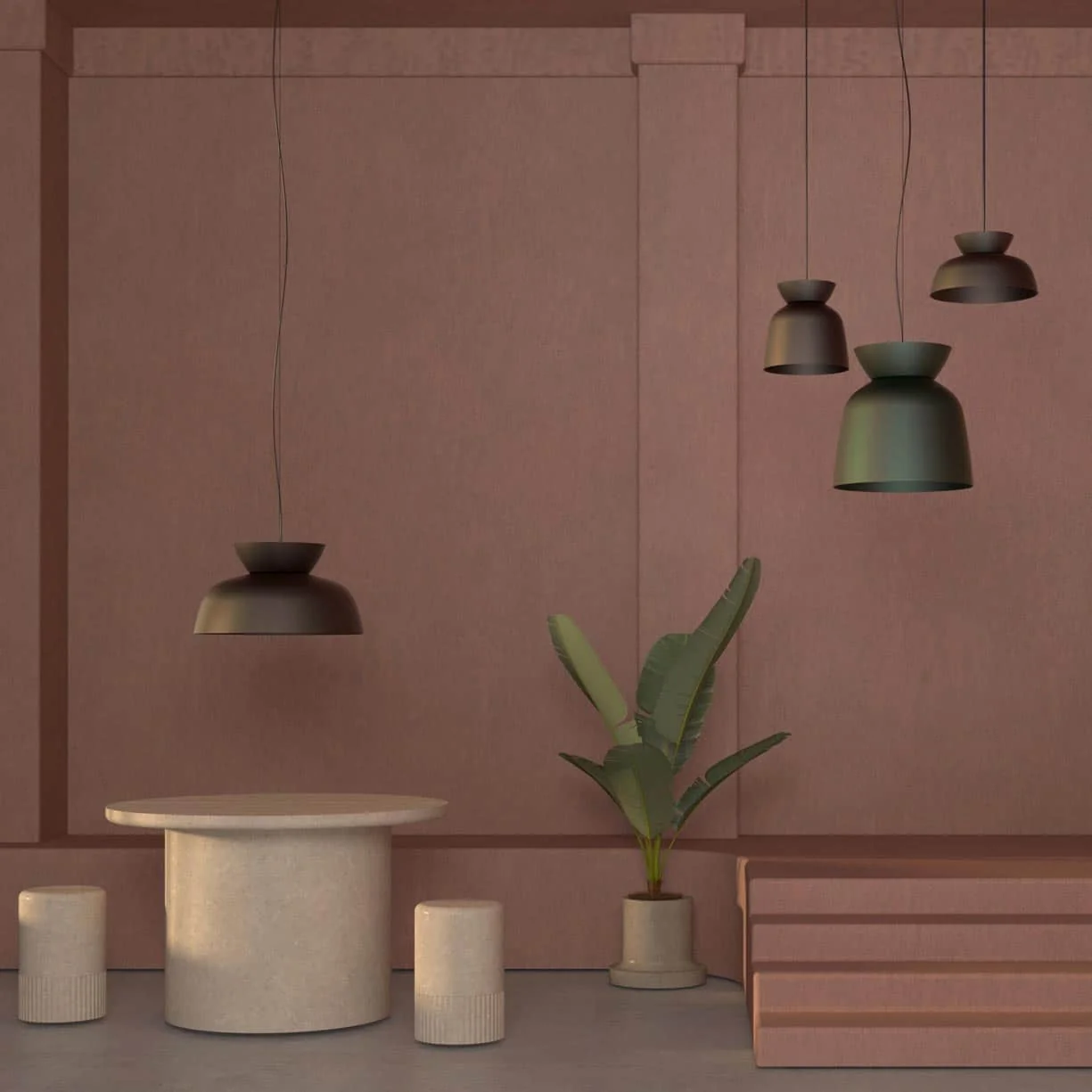 PRE-ORDER │ SOUTH DRAWN Hats Mono Pendant, Sandstone - Image 3