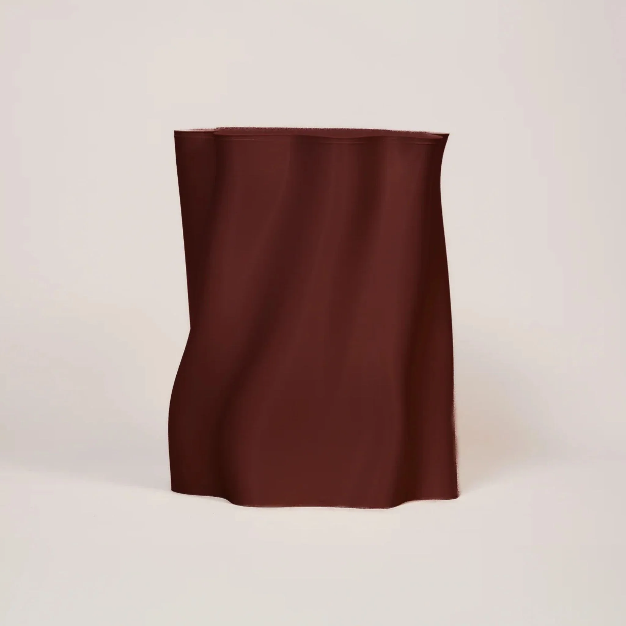 SPECIAL STUDIO Lulu Stool, Medium, H45cm, Burgundy Matte