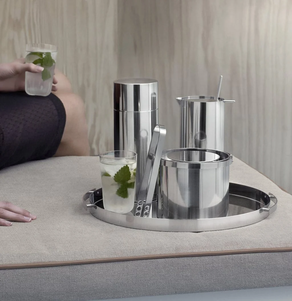 STELTON ARNE JACOBSEN Cylinda Martini Mixer 1L w/ Mixer Spoon - Image 3