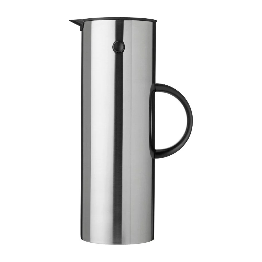 STELTON Em77 Water Vacuum Thermal Jug 1 Litre, Steel - Image 2