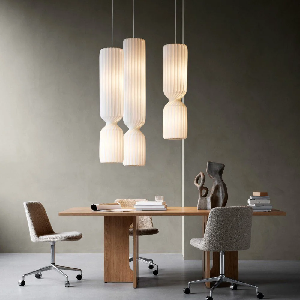 PRE-ORDER │ TOM ROSSAU TR41 Pendant Light, White PC/Non-woven – 3 sizes