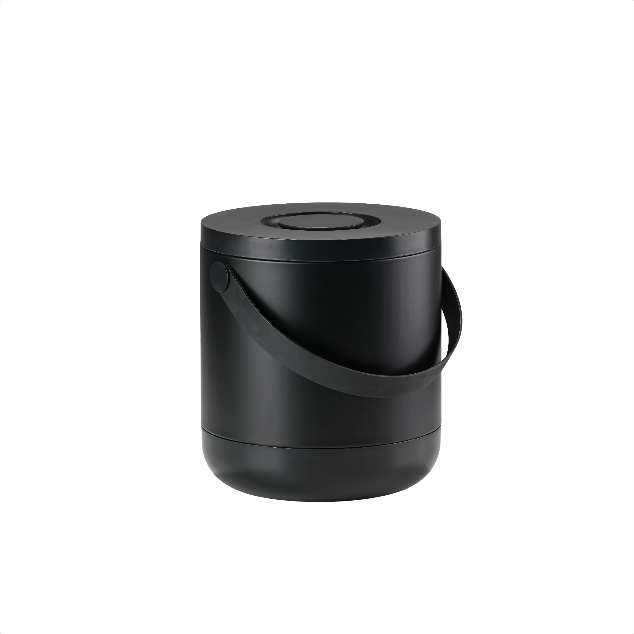 ZONE DENMARK Circular Waste Bin 15L/H31cm, Black