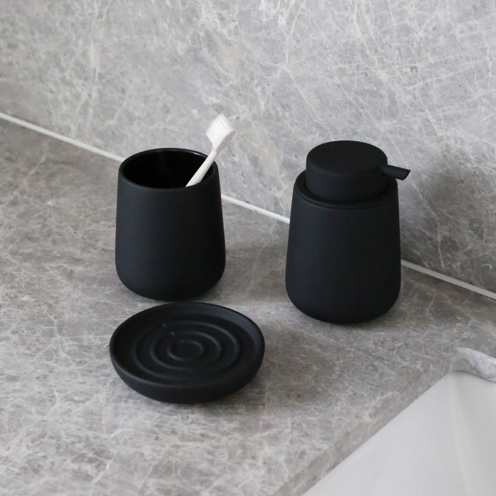 ZONE DENMARK Nova One Soap Dish, Black - Image 2