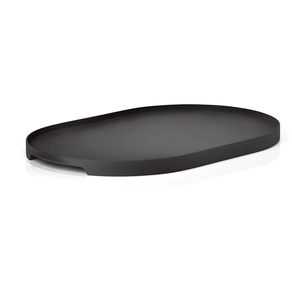 ZONE DENMARK Singles Tray, Oval, (D)35x23cm, Black