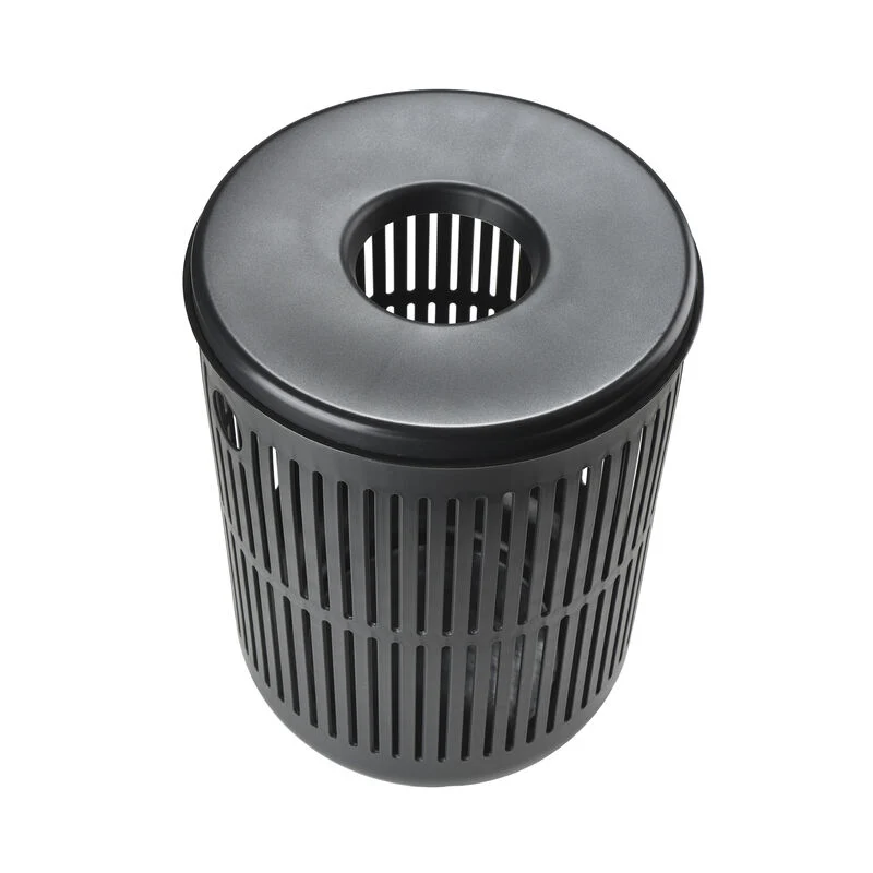 ZONE DENMARK Ume Laundry Basket 60L w/Lid, Black - Image 4