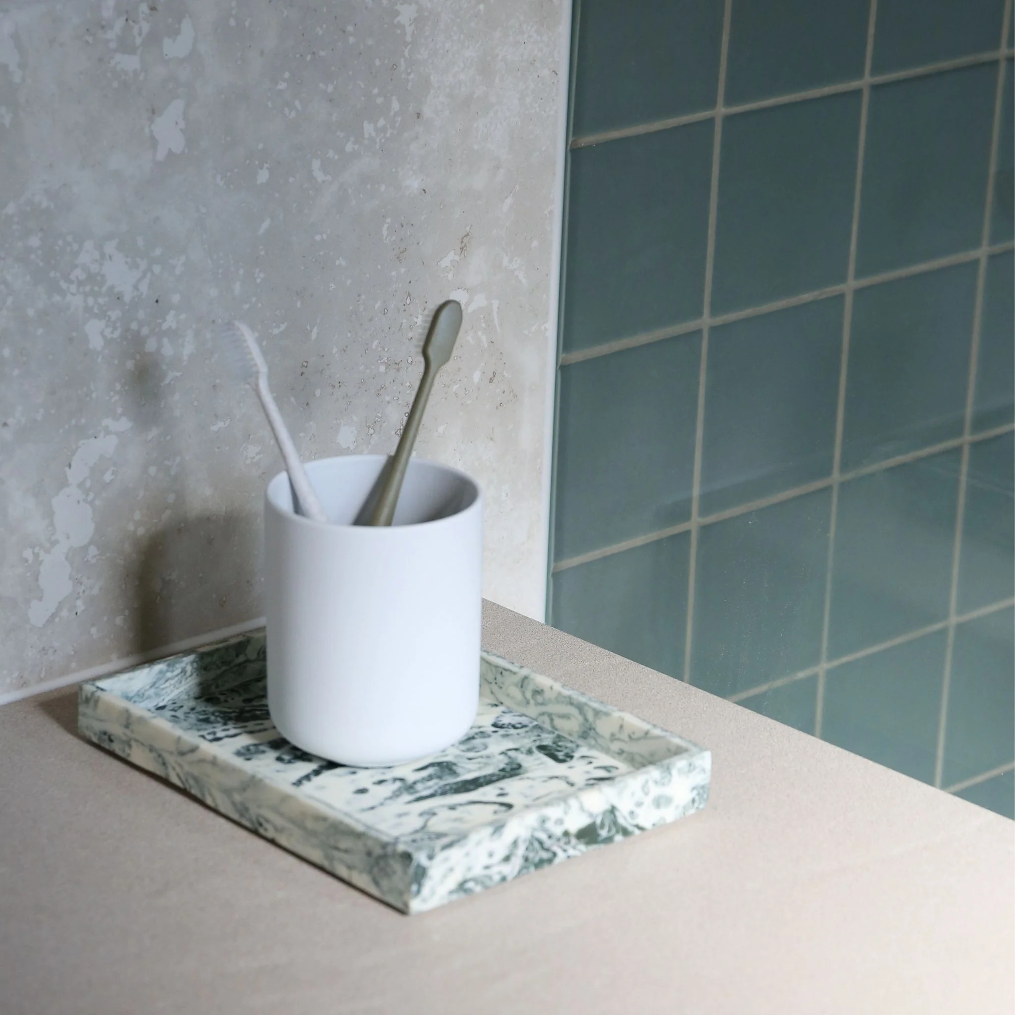 ZONE DENMARK Ume Tumbler/Toothbrush Holder, White